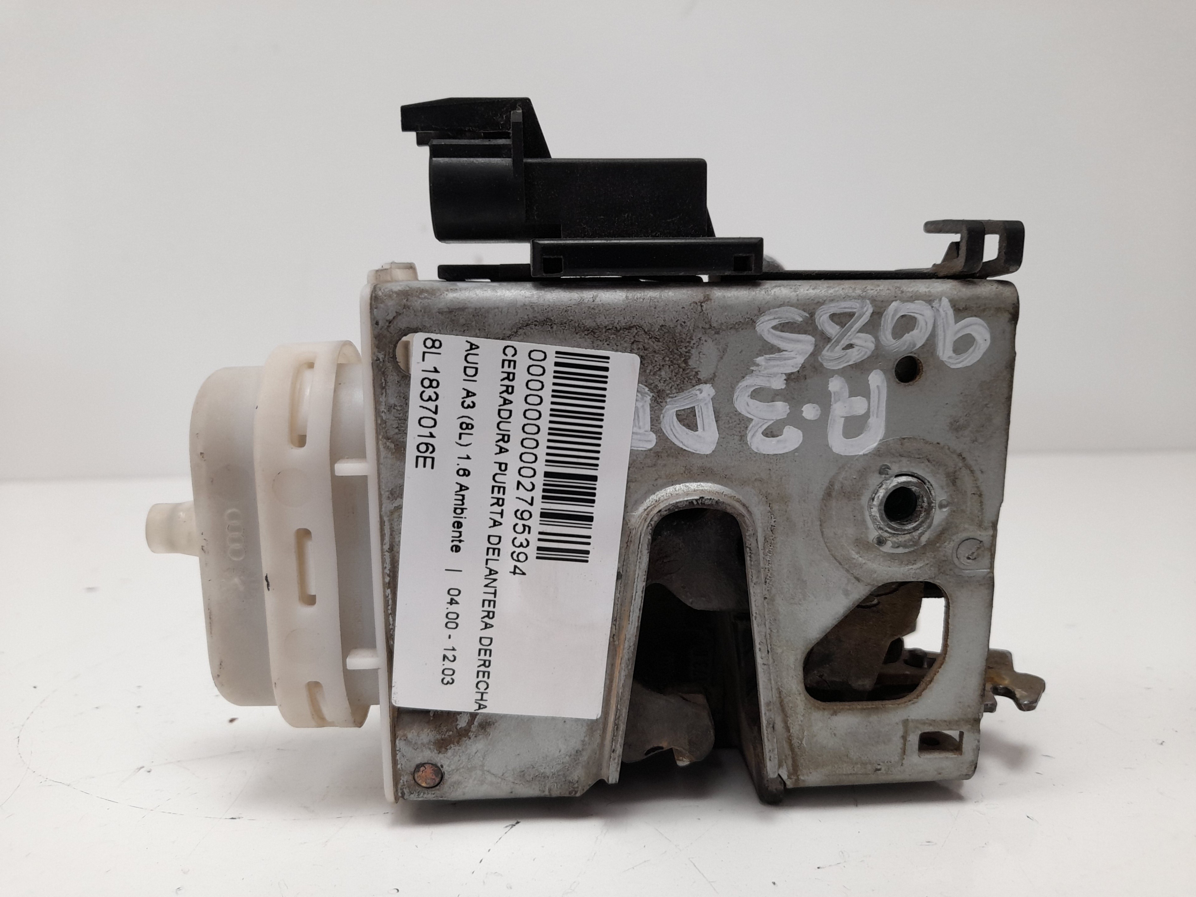 ALFA ROMEO A3 8L (1996-2003) Front Right Door Lock 8L1837016C 22035325