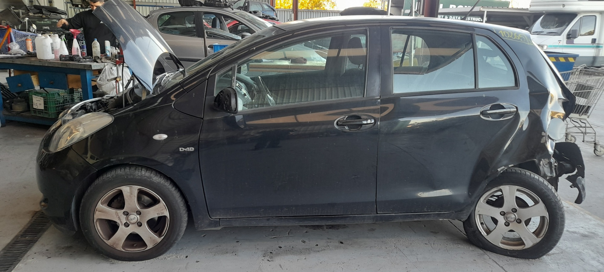 TOYOTA Yaris 2 generation (2005-2012) Vasemman etuoven sisäkahvan kehys 692060D90 22353816