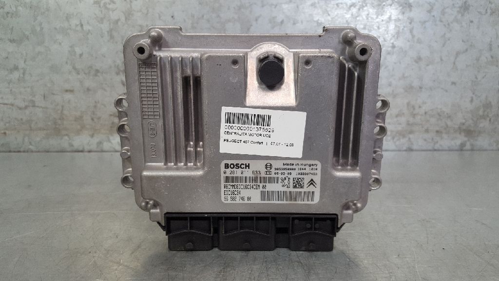 TOYOTA 407 1 generation (2004-2010) Engine Control Unit ECU 9658274680 21993719