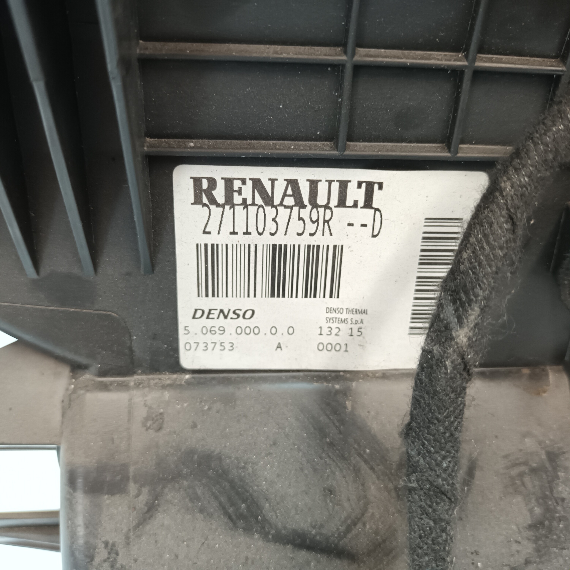 RENAULT Master 3 generation (2010-2023) Interior Heater 271103759R 25386848