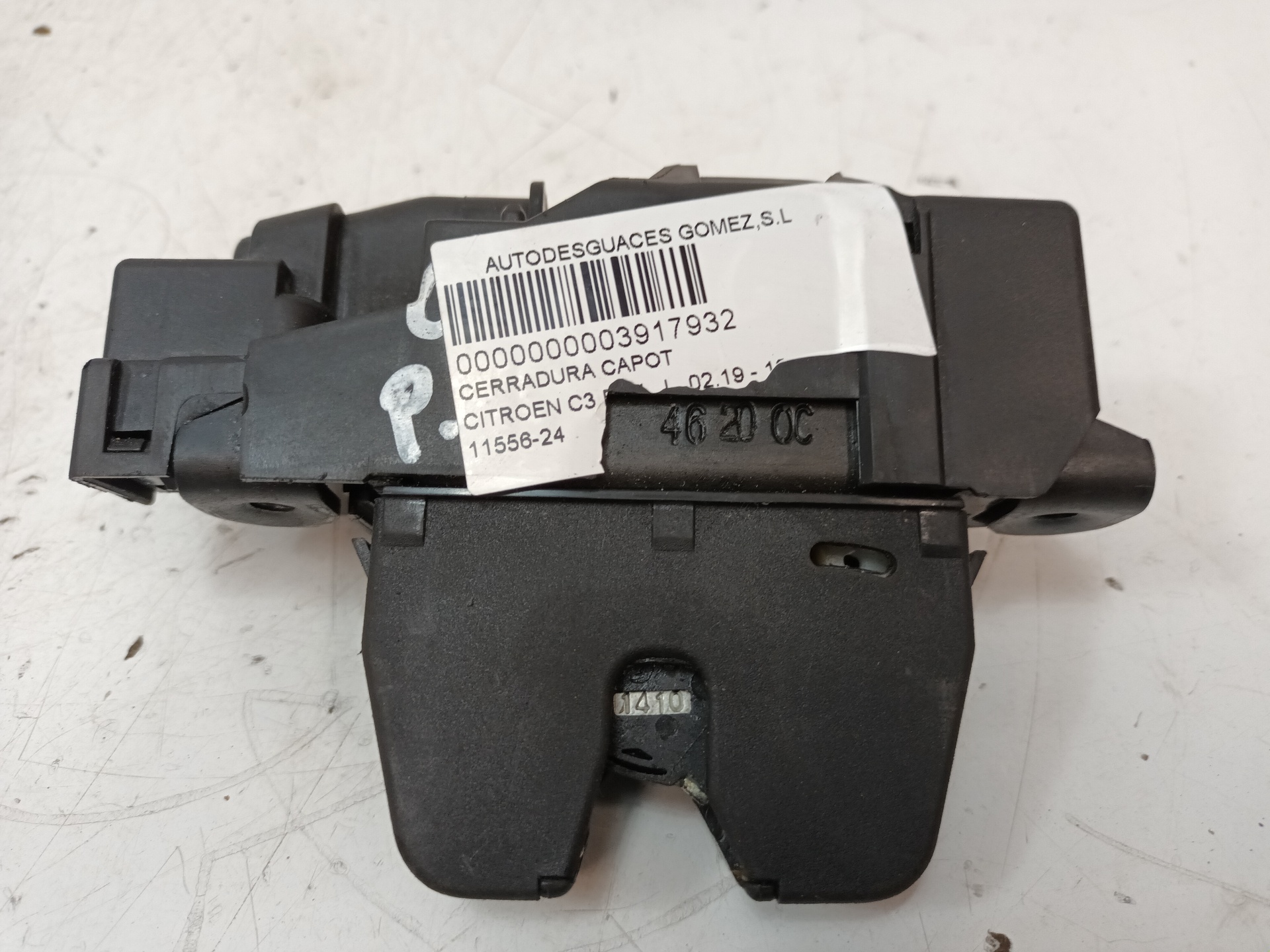 CITROËN C3 1 generation (2002-2010) Verrouillage du coffre du hayon 9816195380 25390216