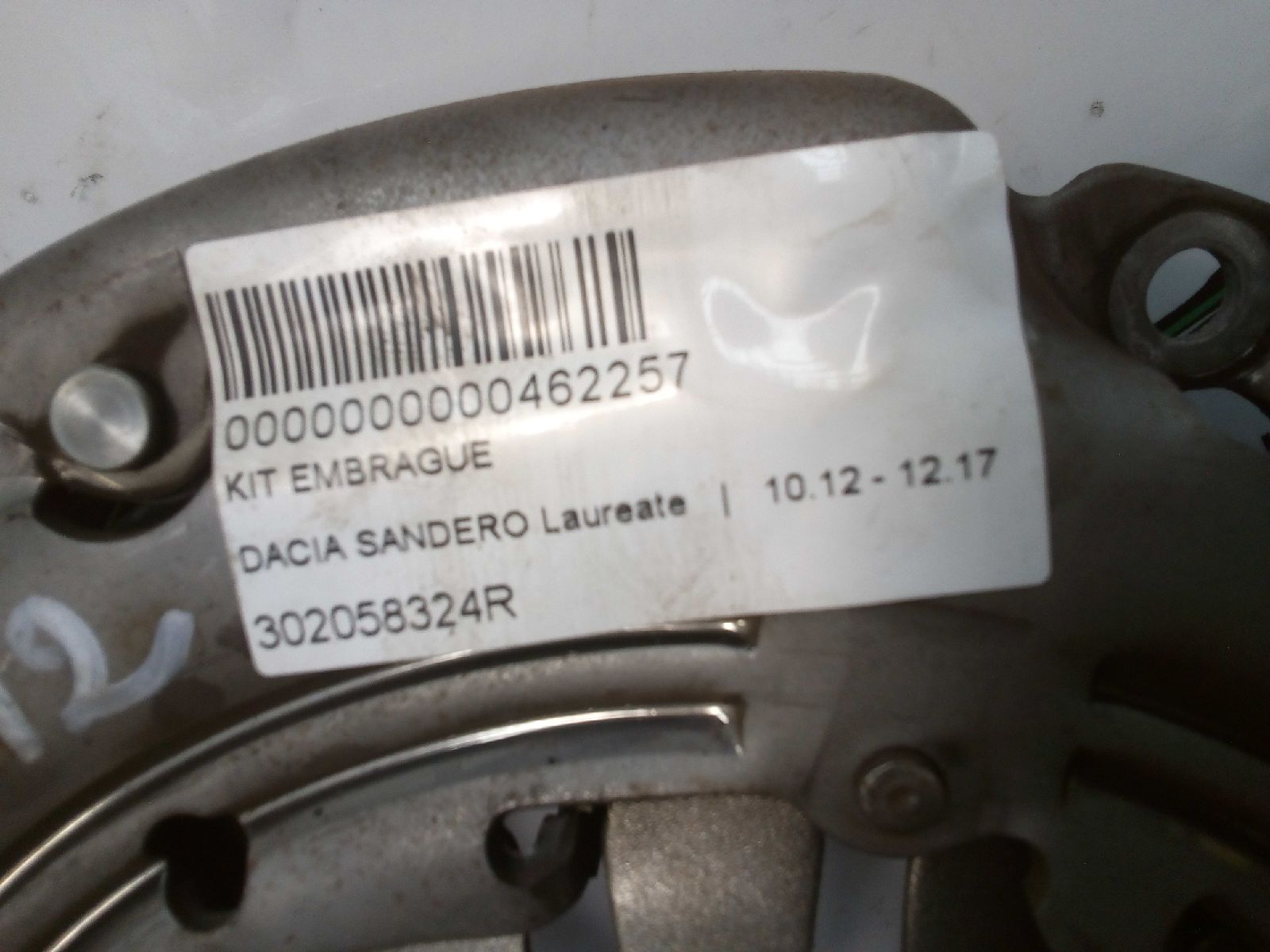 DACIA Sandero 2 generation (2013-2020) Flywheel 302058324R 25250832