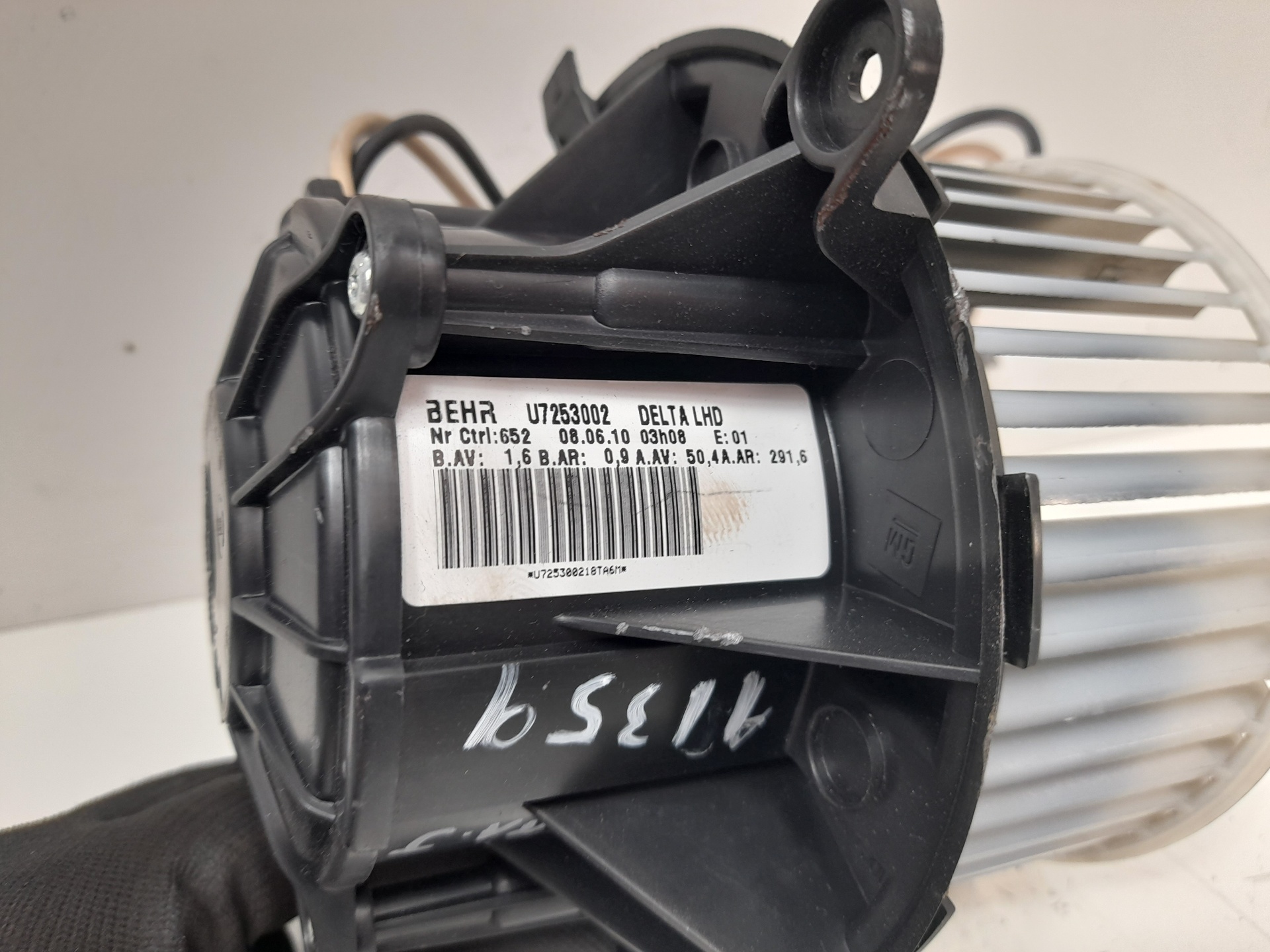 OPEL Astra J (2009-2020) Motor încălzitor interior U7253002 23553071