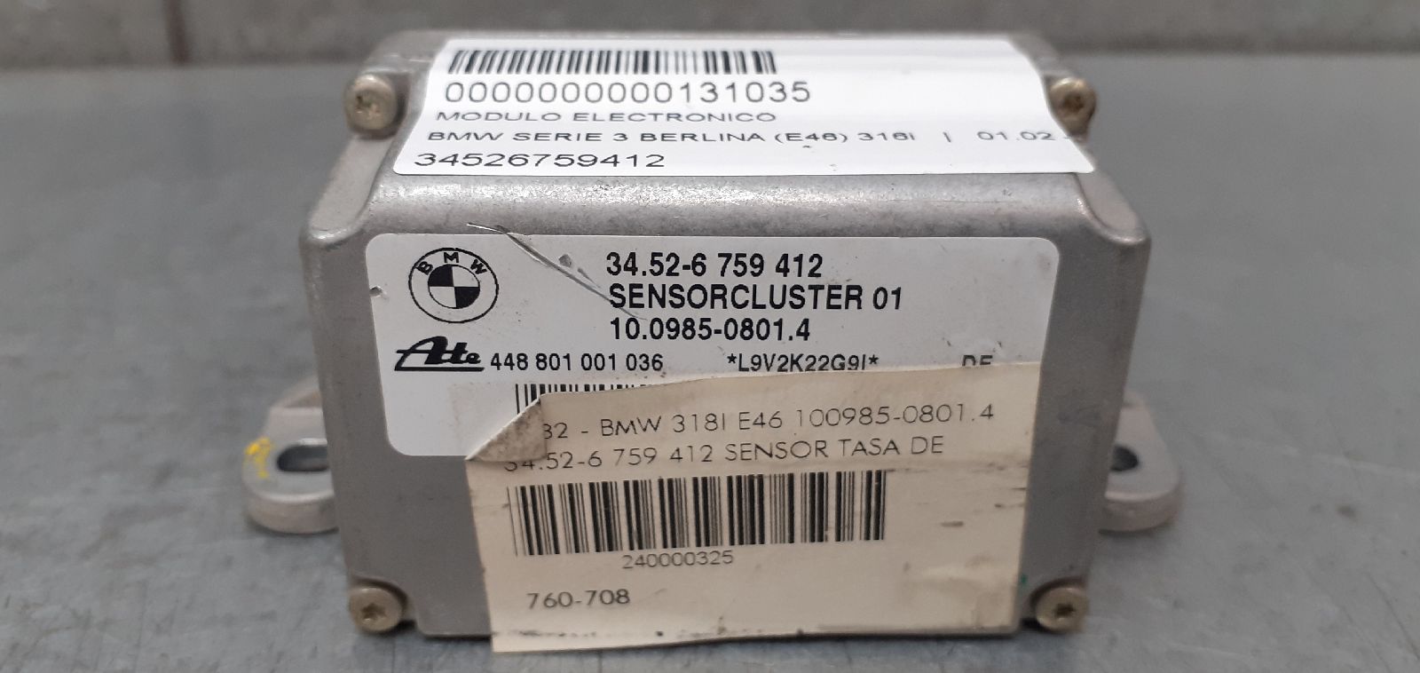 BMW 3 Series E46 (1997-2006) Alte unități de control 34526759412 25275094