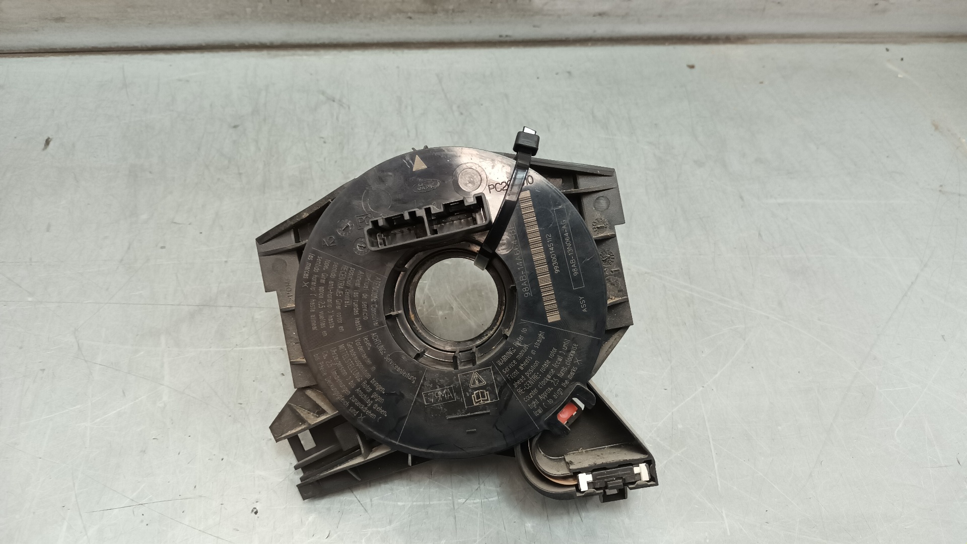 PEUGEOT Focus 1 generation (1998-2010) Steering Wheel Slip Ring Squib 98AB14A664BF 25277826