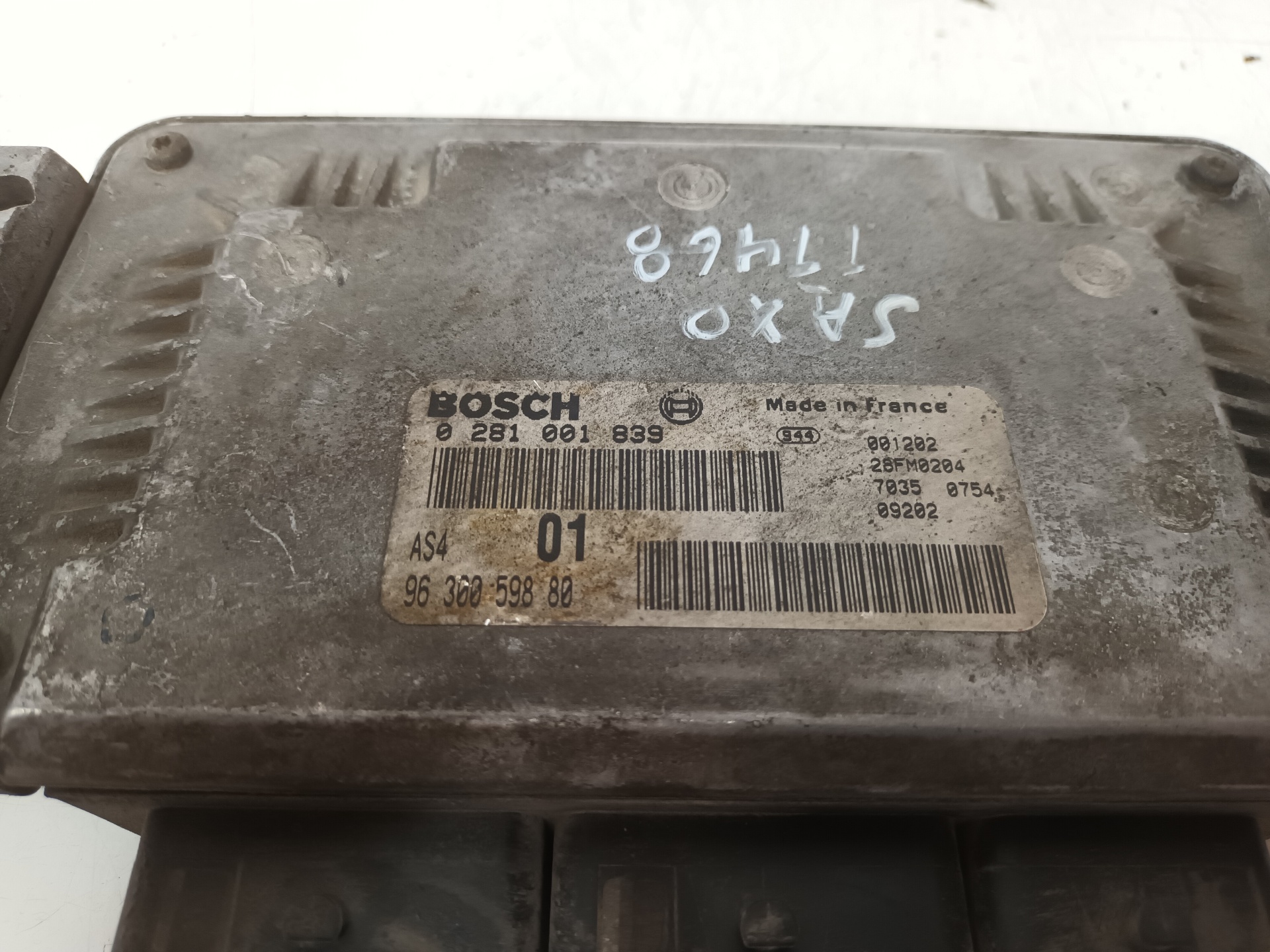 FORD Saxo 2 generation (1996-2004) Engine Control Unit ECU 9630059880 23877697