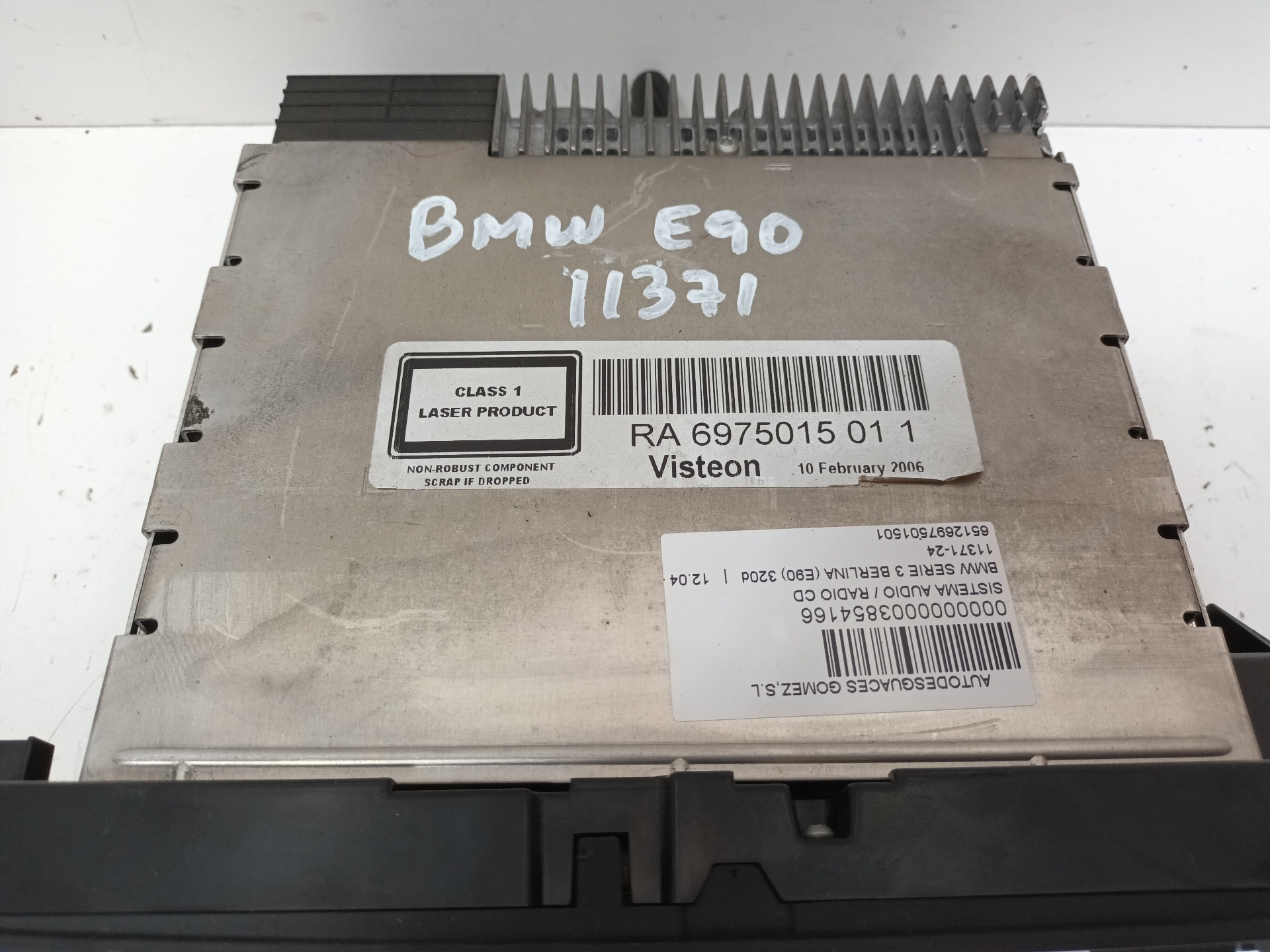 BMW 3 Series E90/E91/E92/E93 (2004-2013) Lecteur de musique sans GPS 6512697501501 23515067