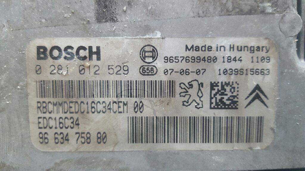 MASERATI Ghibli 3 generation (2013-2024) Motorkontrolenhed ECU 9663475880 24073452