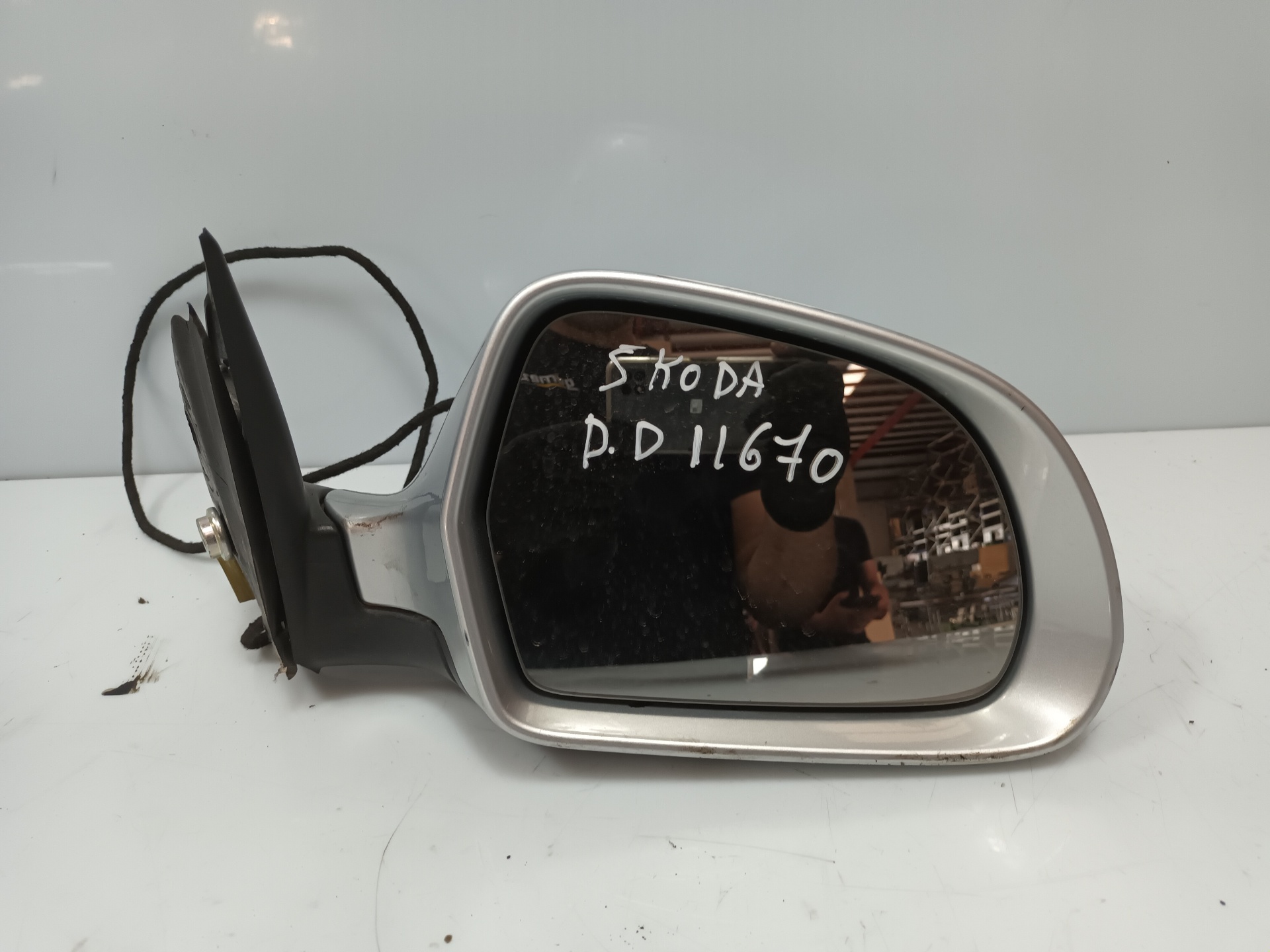 SKODA Octavia 2 generation (2004-2013) Зеркало передней правой двери ELECTRICO 25392598