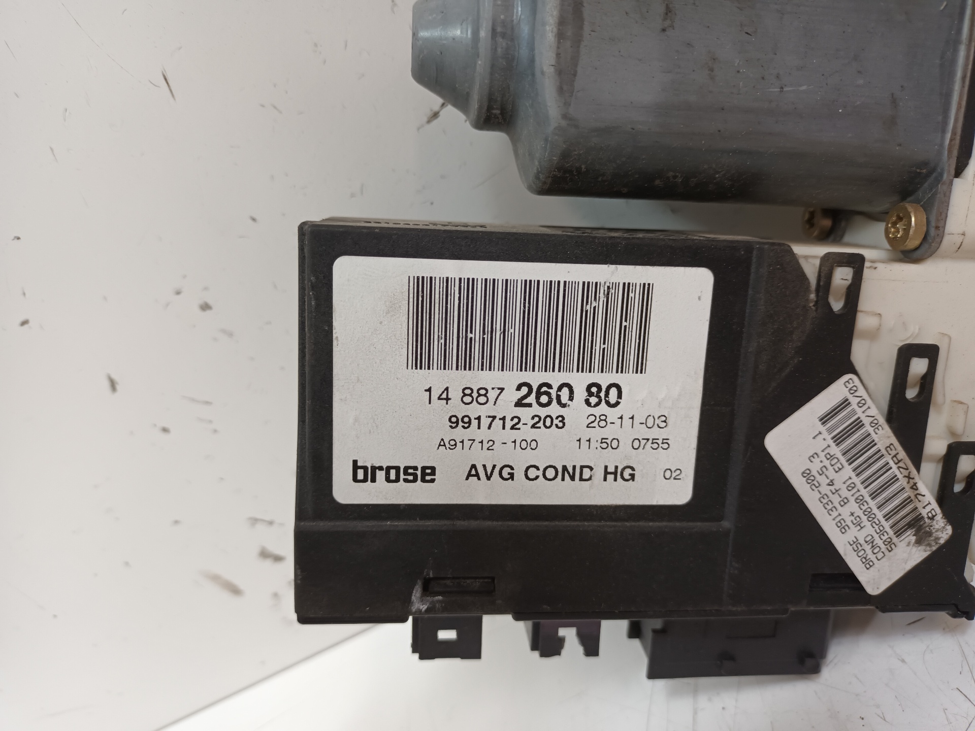 PEUGEOT 807 1 generation (2002-2012) Motor regulator geam ușă stânga față 1488726080 25420002