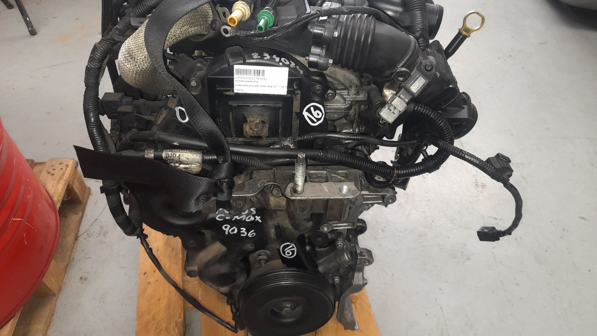 VAUXHALL C-Max 1 generation (2003-2010) Engine G8DA 22017846