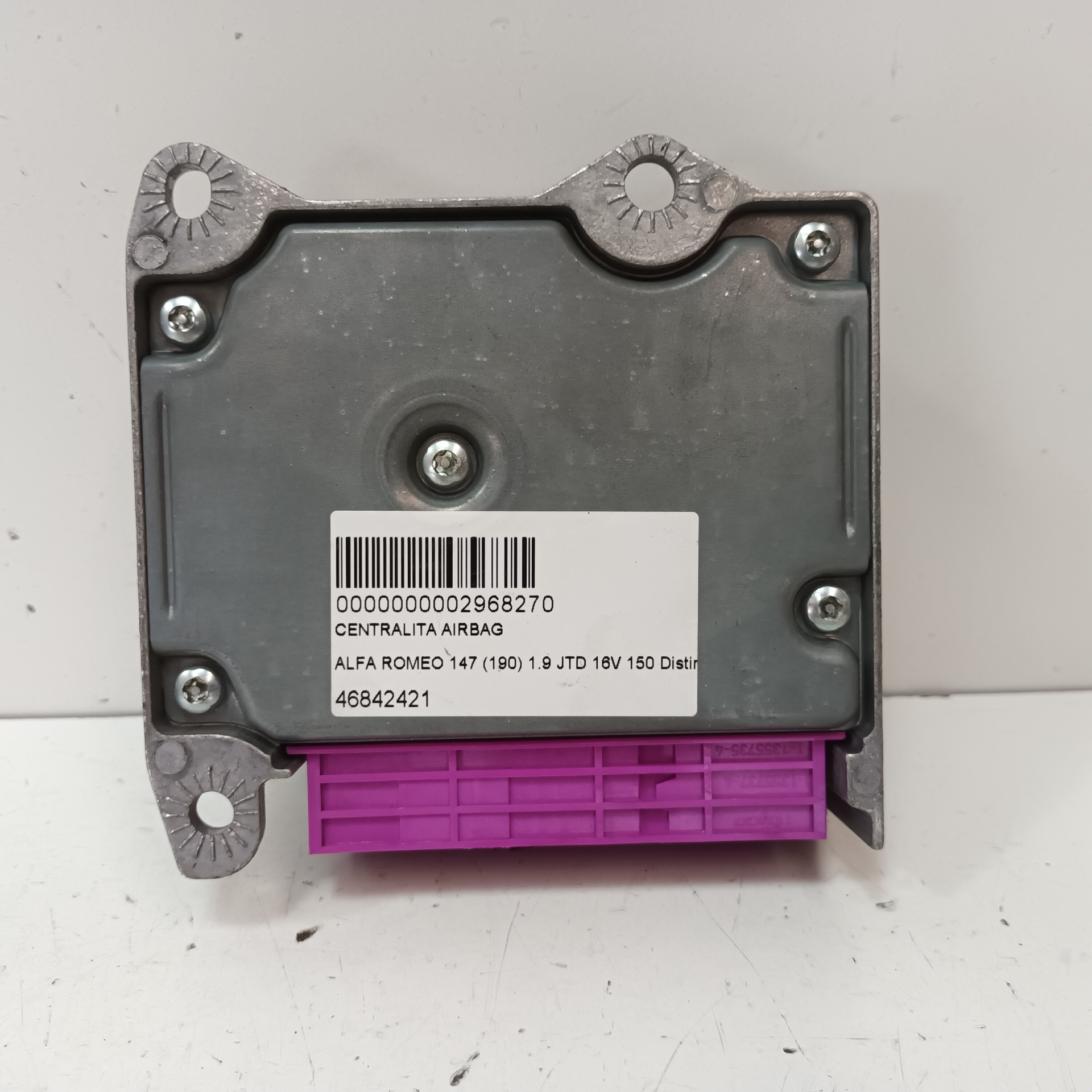 ALFA ROMEO 147 2 generation (2004-2010) SRS Control Unit 46842421 22067140