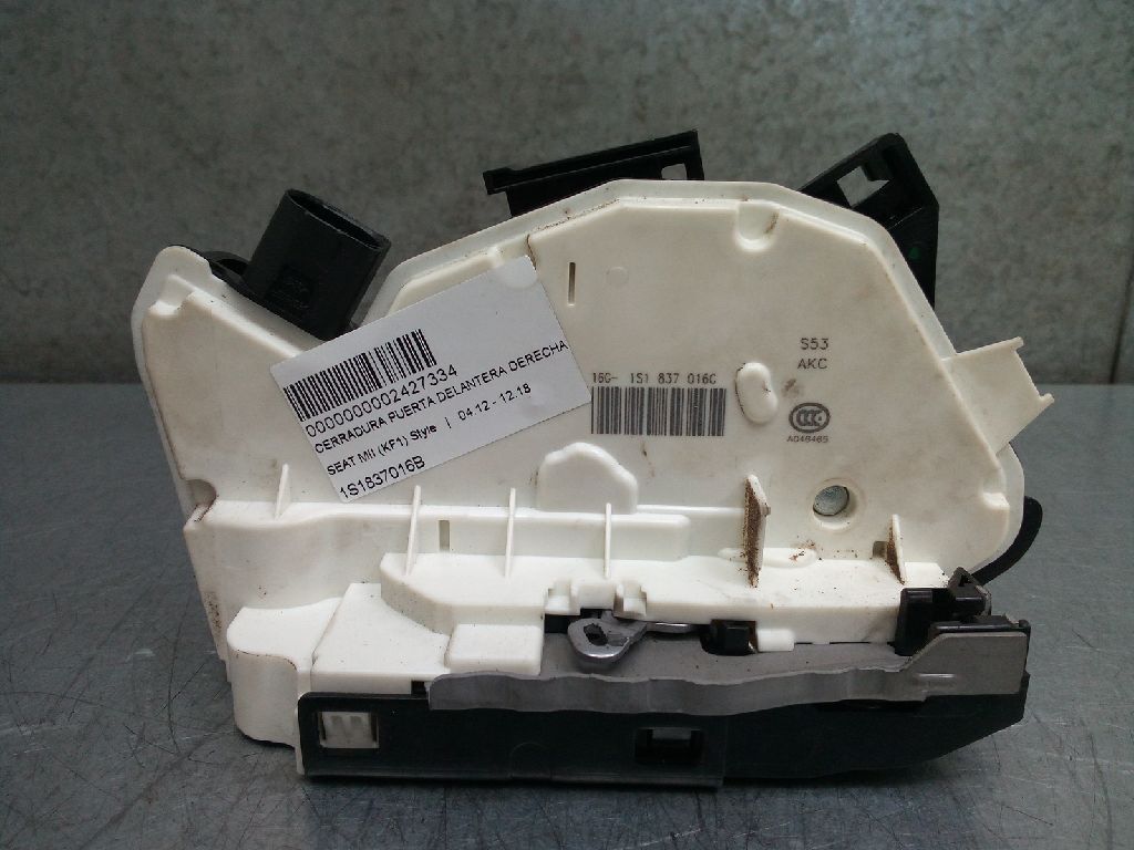 SEAT Mii 1 generation (2011-2023) Front Right Door Lock 1S1837016C 24080734