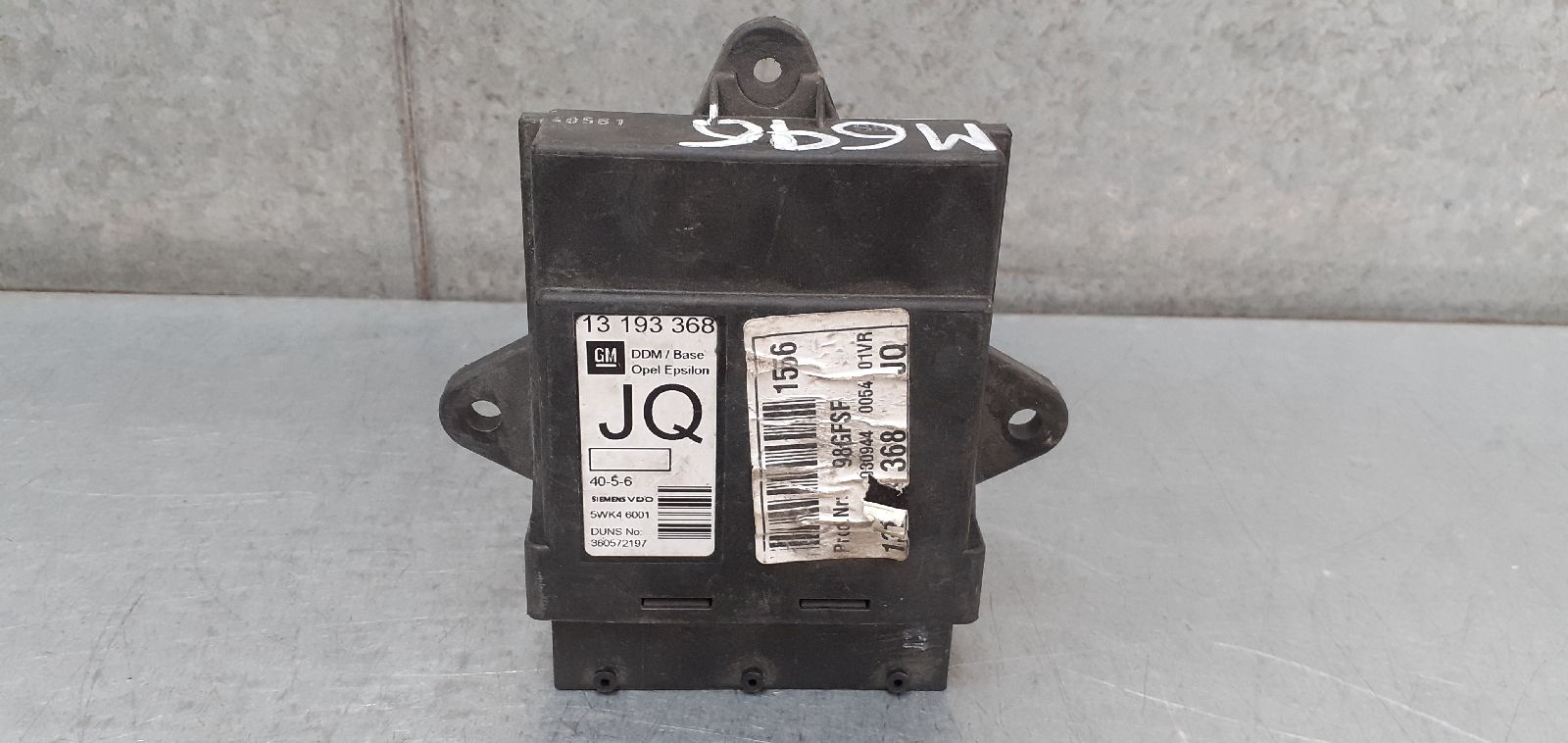 CHEVROLET Vectra Other Control Units 13193368 25267780