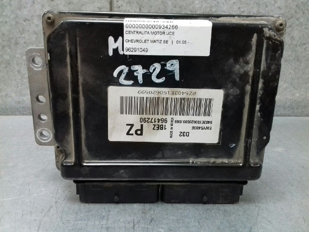 PONTIAC Matiz M100 (1998-2001) Motorkontrolenhed ECU 96417290 21981723