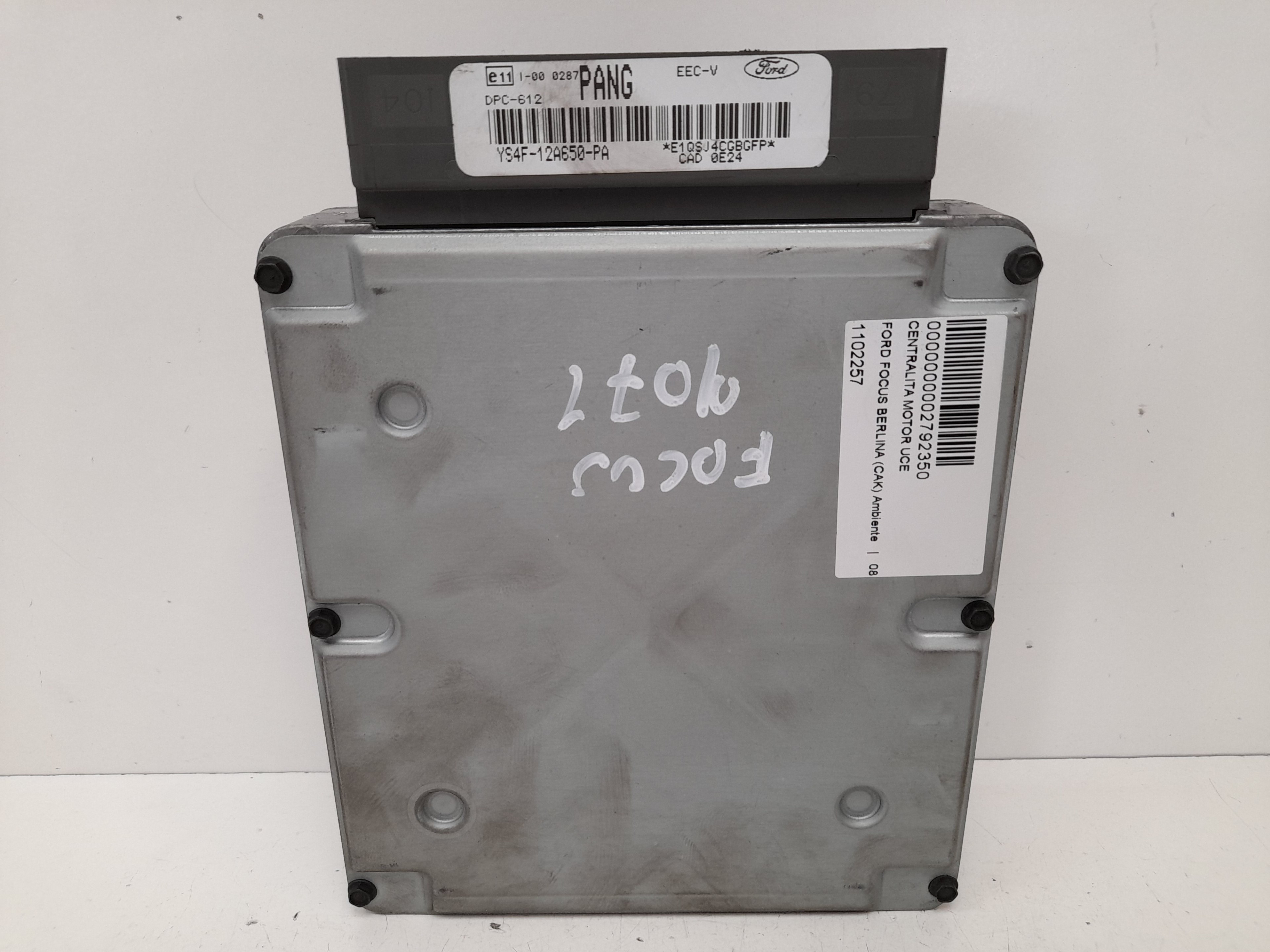 PEUGEOT Focus 1 generation (1998-2010) Engine Control Unit ECU YS4F12A650PA 22034956