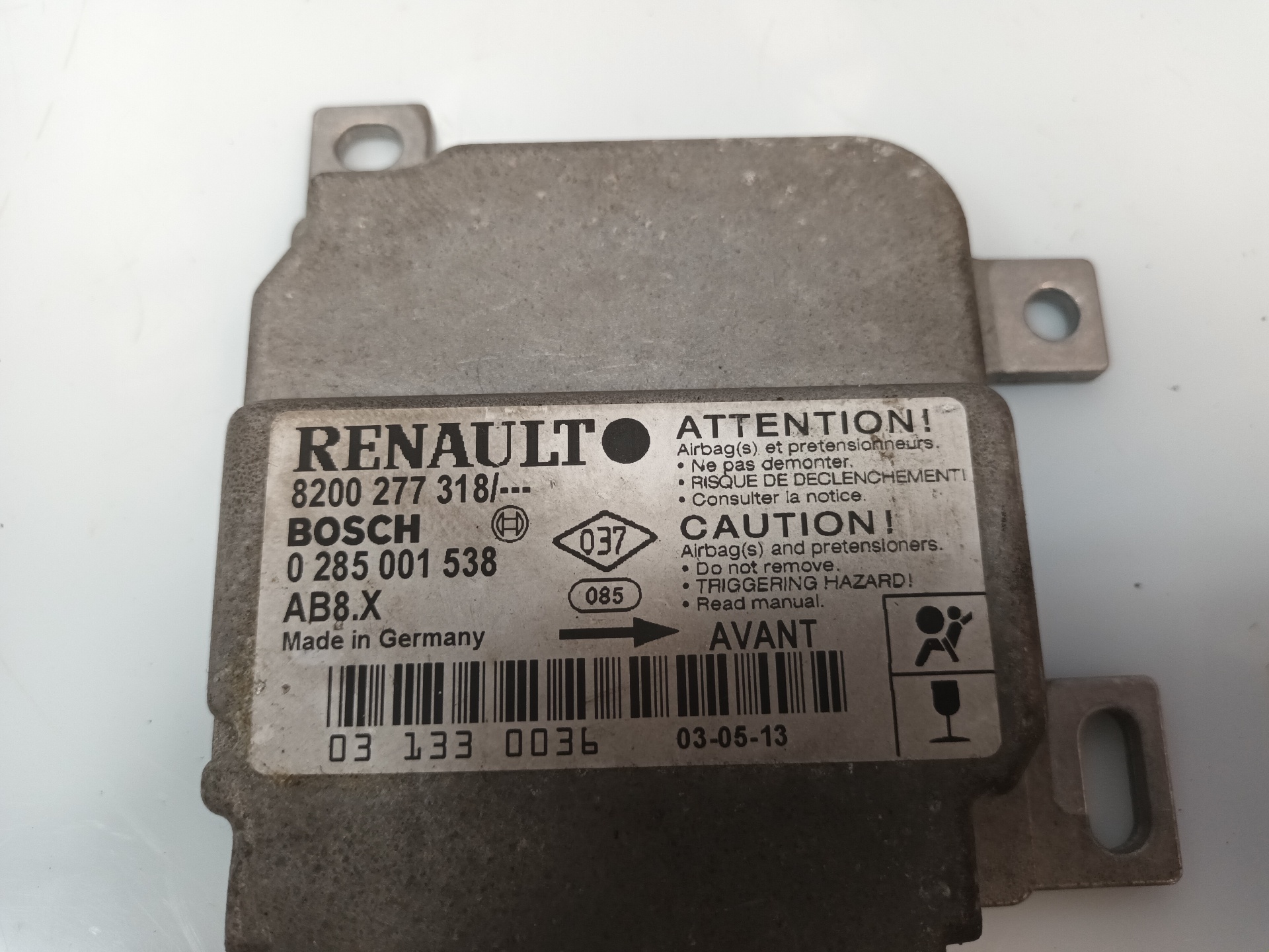 RENAULT LS 4 generation (2006-2020) Блок SRS 8200277318 25109051