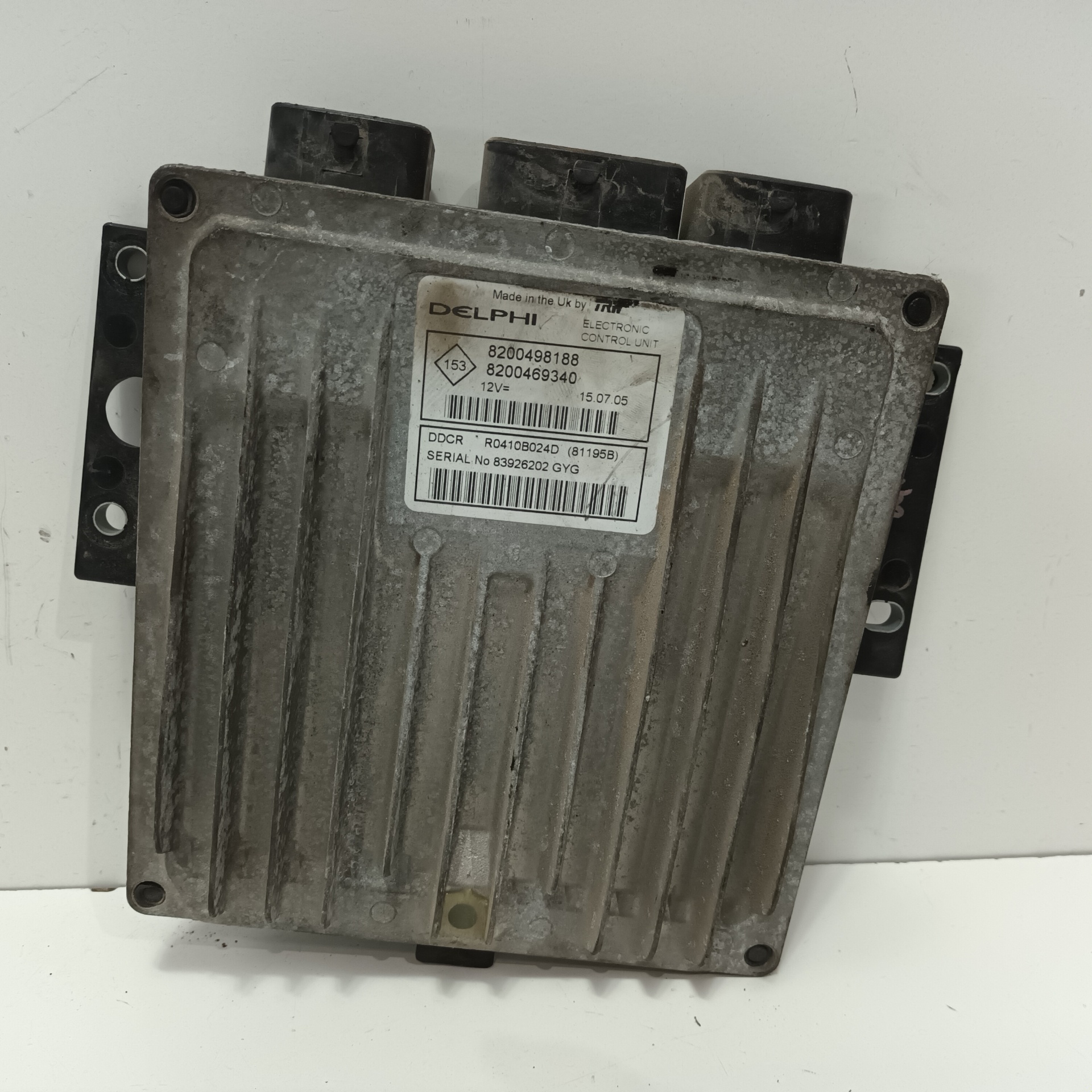 LANCIA Megane 2 generation (2002-2012) Engine Control Unit ECU 8200498188 22350955