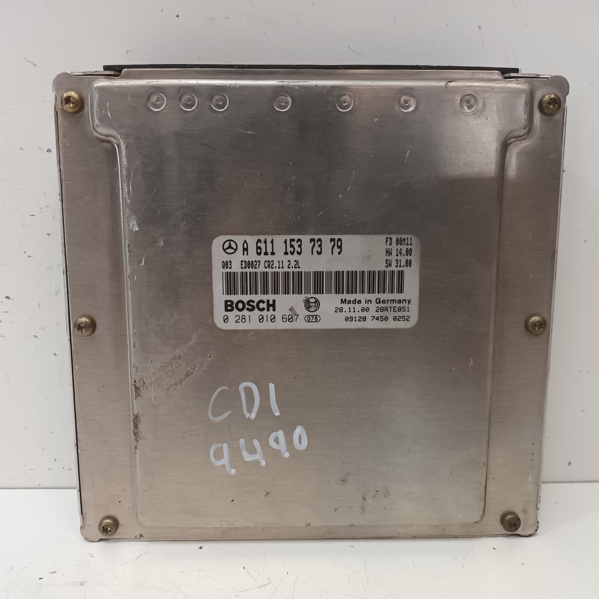 MERCEDES-BENZ C-Class W203/S203/CL203 (2000-2008) Motorkontrollenhet ECU A6111537379 23723255