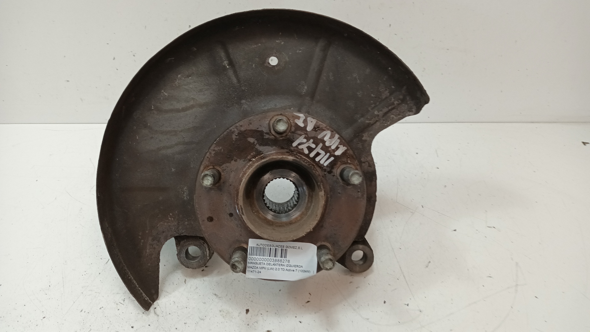 MAZDA MPV LW (1999-2006) Fremre venstre hjulnav 24676540