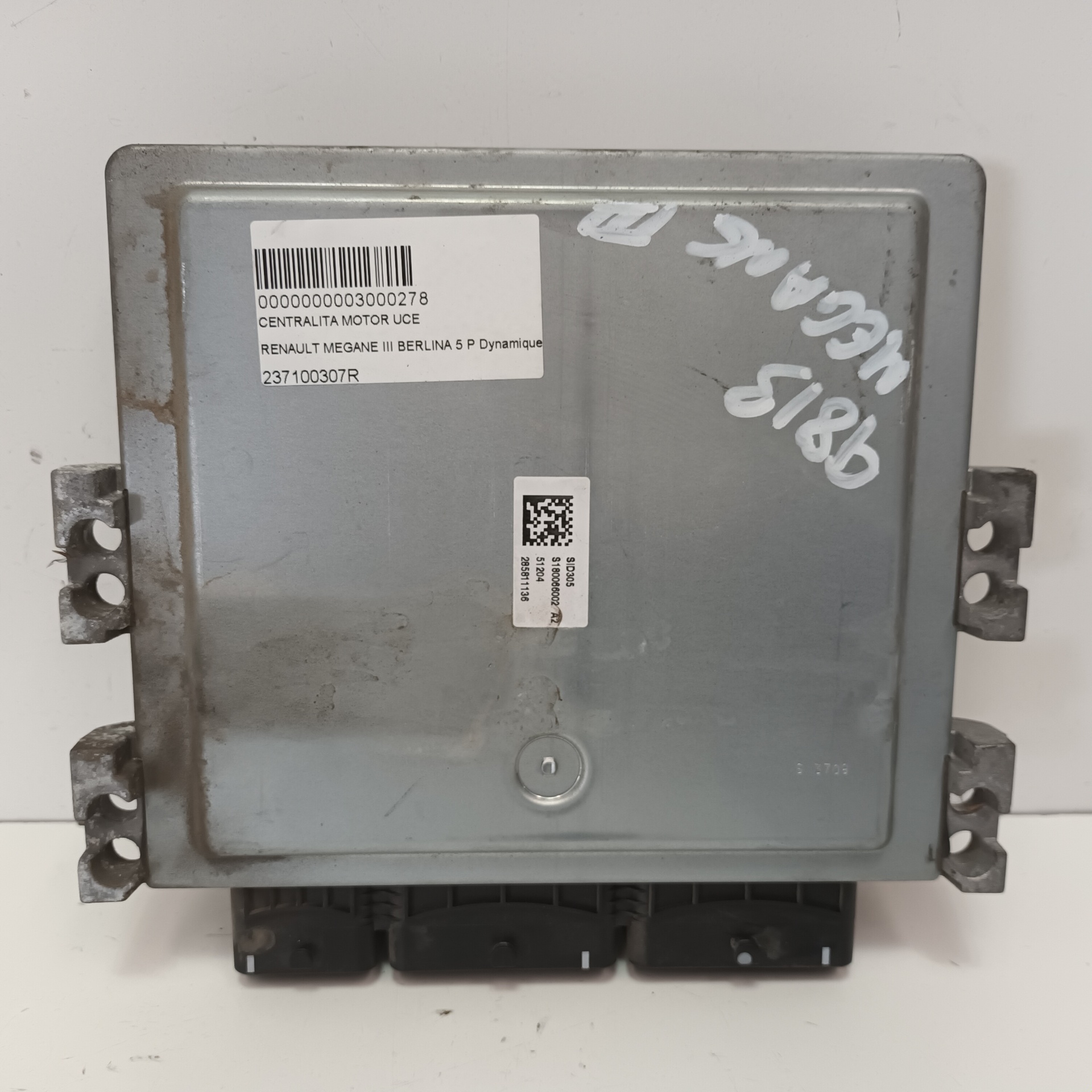 RENAULT Megane 3 generation (2008-2020) Motora vadības bloks 237100307R 22219956