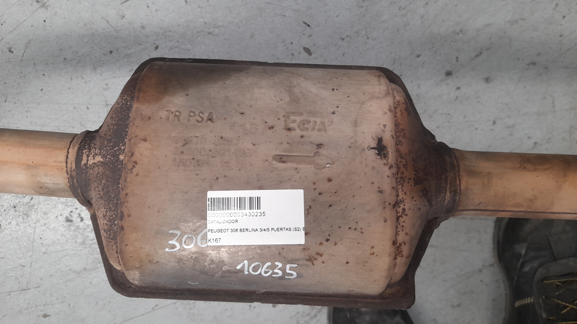 PEUGEOT 306 1 generation (1993-2002) Catalyseur K167 25276088