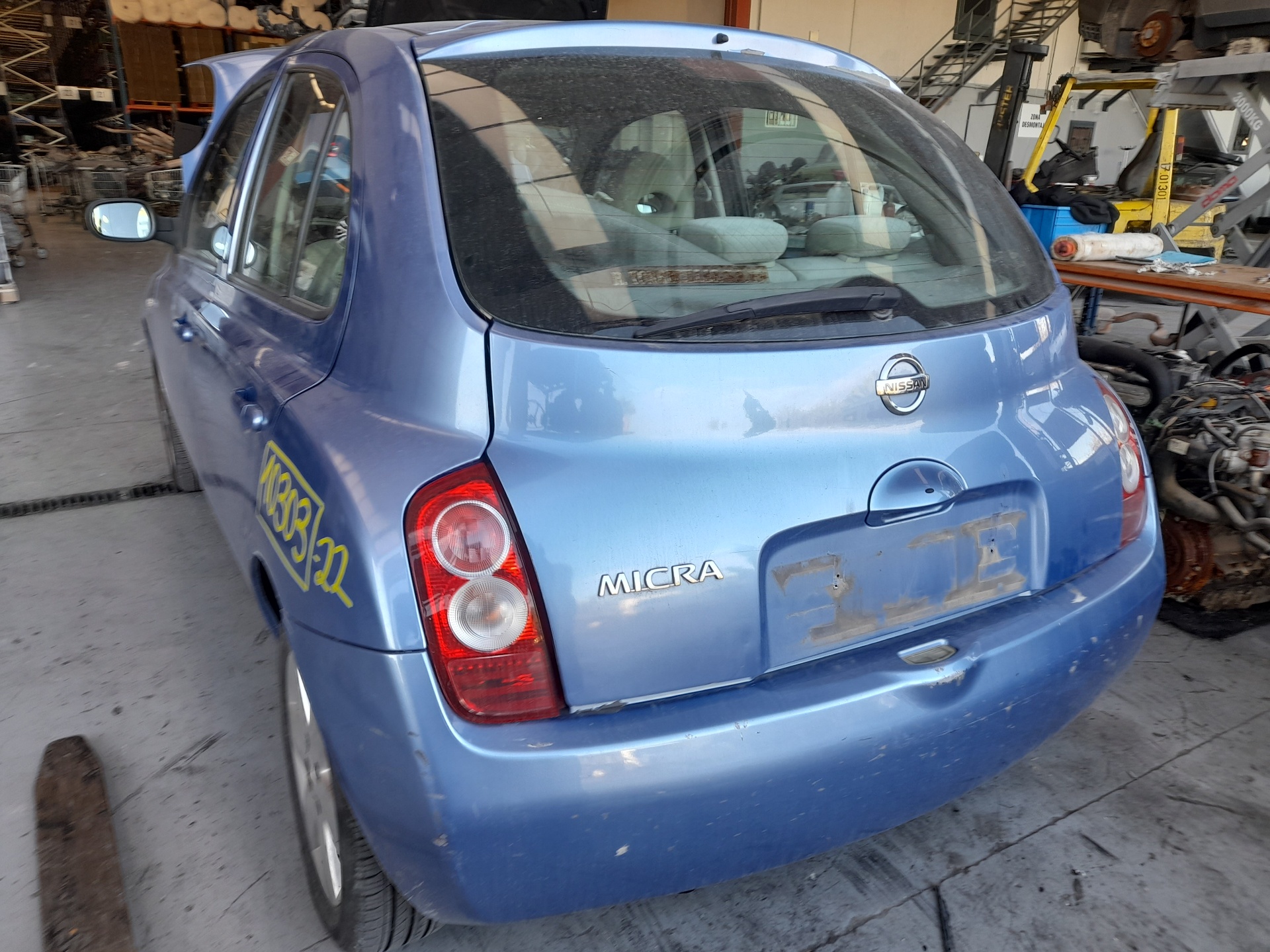 SEAT Micra K12 (2002-2010) Mâner exterior ușă dreapta față AZUL 22301782