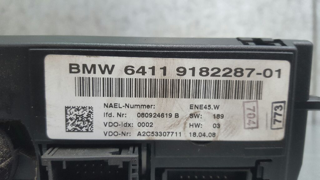 BMW 1 Series F20/F21 (2011-2020) Климатичен блок 64119182287 25262880