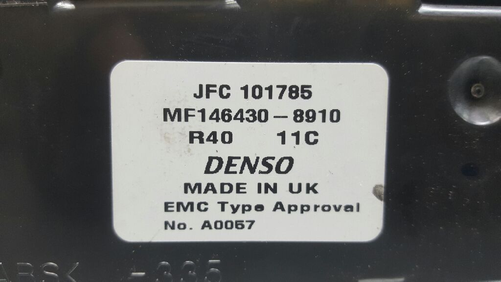 MG ZT 1 generation (2001-2005) Climate  Control Unit JFC101785 25258227