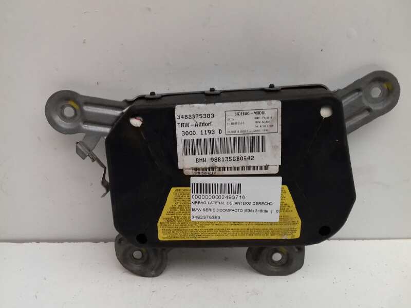 TOYOTA 3 Series E36 (1990-2000) Front Right Door Airbag SRS 3482375383 24085009