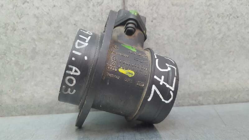 SEAT Ibiza 3 generation (2002-2008) Mass Air Flow Sensor MAF 038906461B 25225893