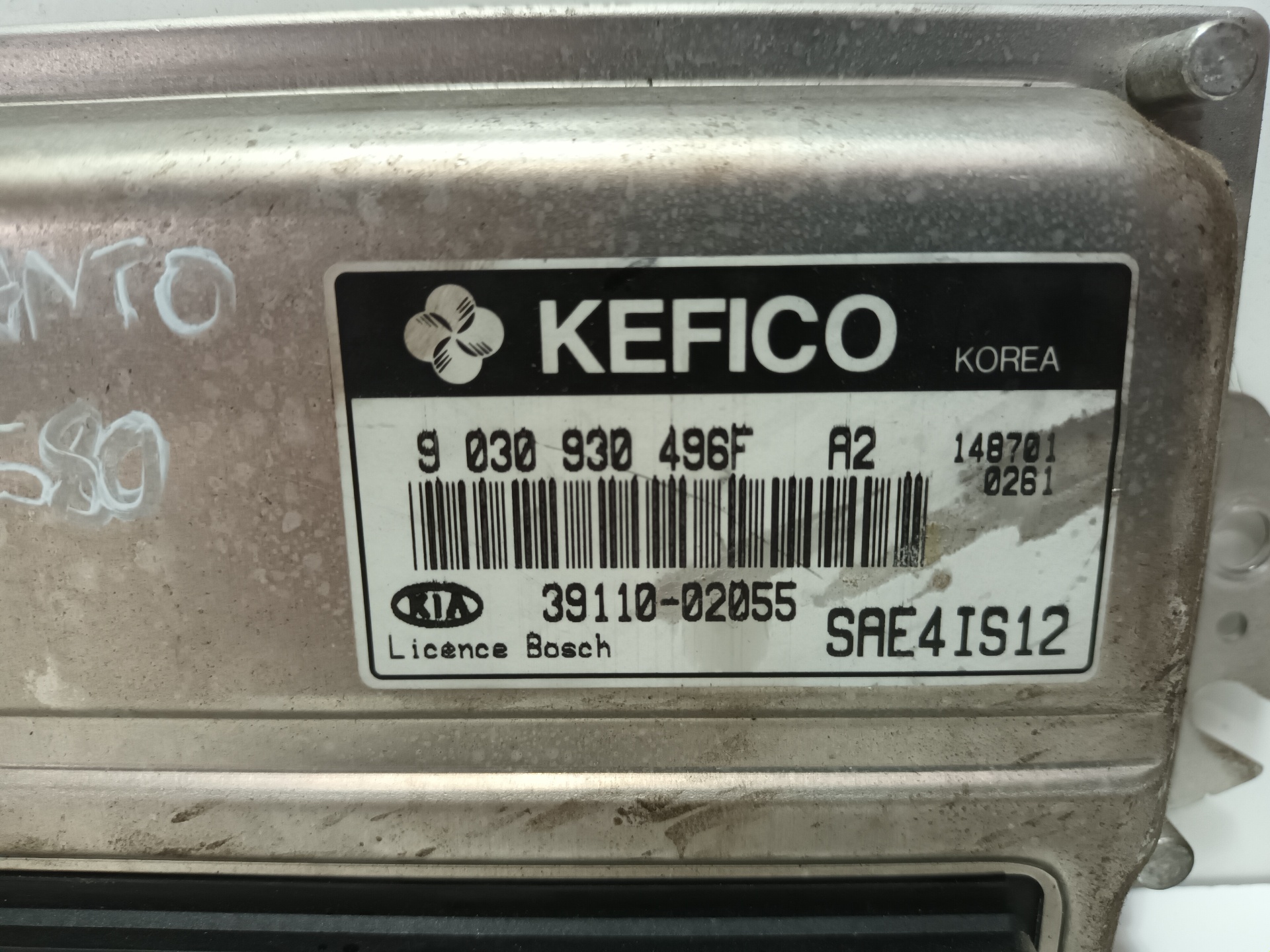 Motorsteuergerät G4HG 3911002055 de Kia Picanto 2004-2007