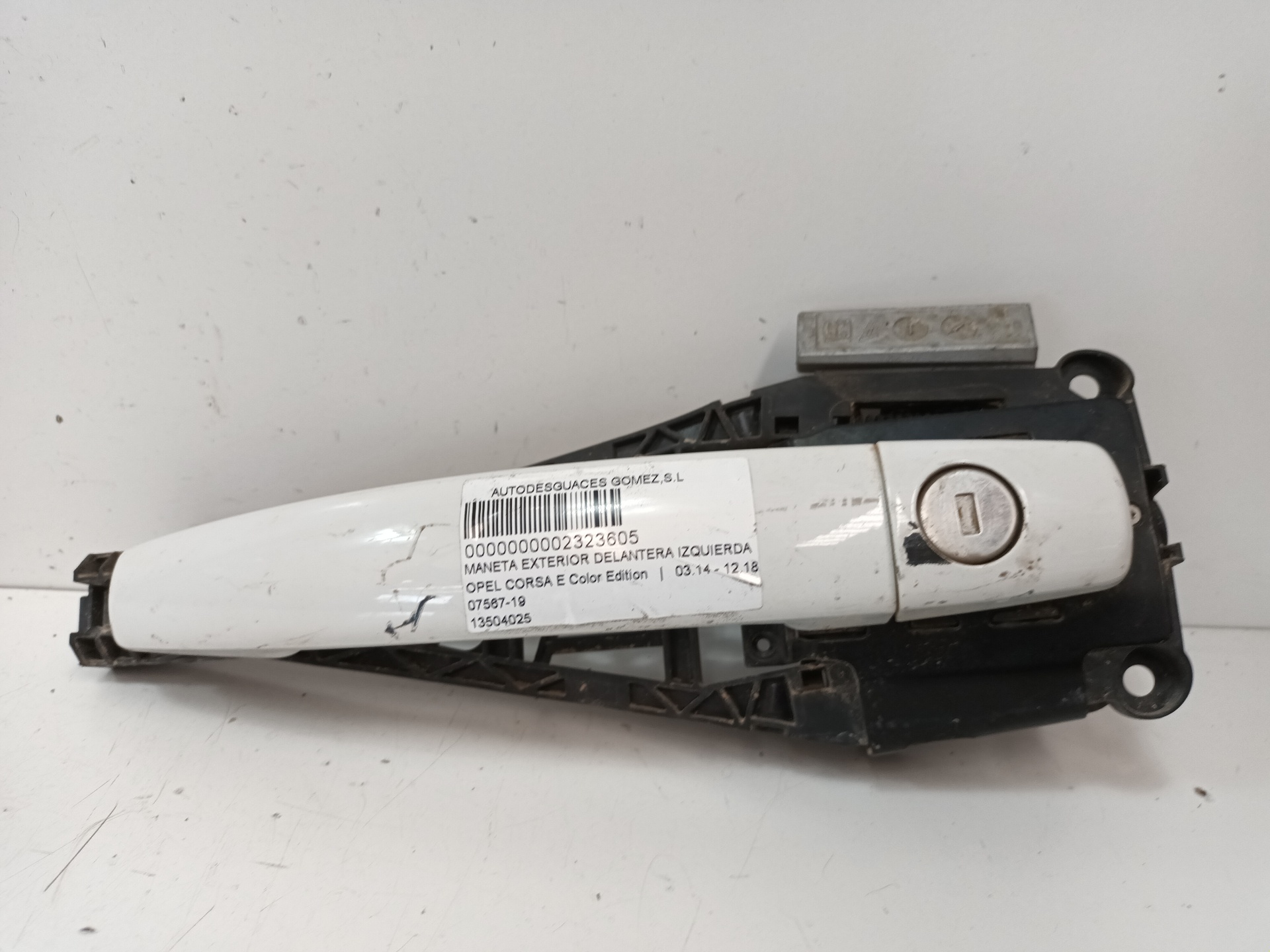 OPEL Corsa D (2006-2020) Front venstre dør utvendig håndtak 25404355