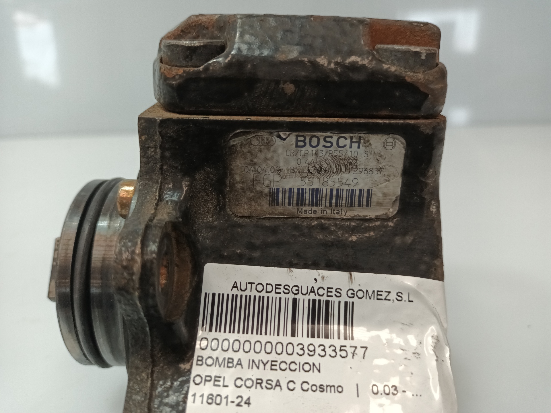 RENAULT Corsa C (2000-2006) High Pressure Fuel Pump 55185549 24909192