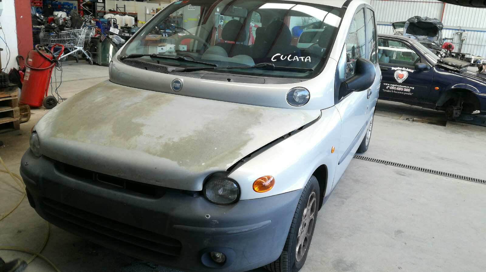 FIAT Multipla 1 generation (1999-2010) Bakre høyre dørlås 0051734603 21989549