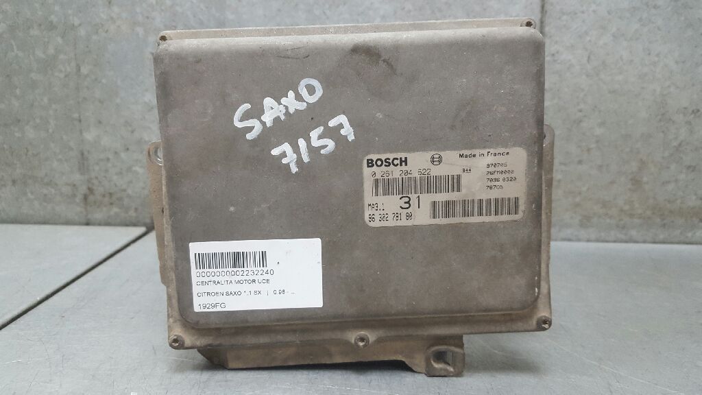 OPEL Saxo 2 generation (1996-2004) Блок управления двигателем 9630278180 22431497