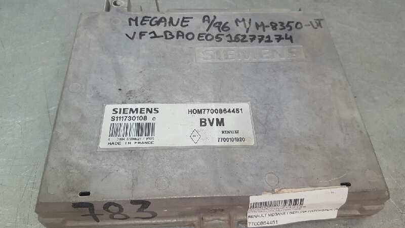 MERCEDES-BENZ Megane 1 generation (1995-2003) Блок управления двигателем 7700864451 25226696