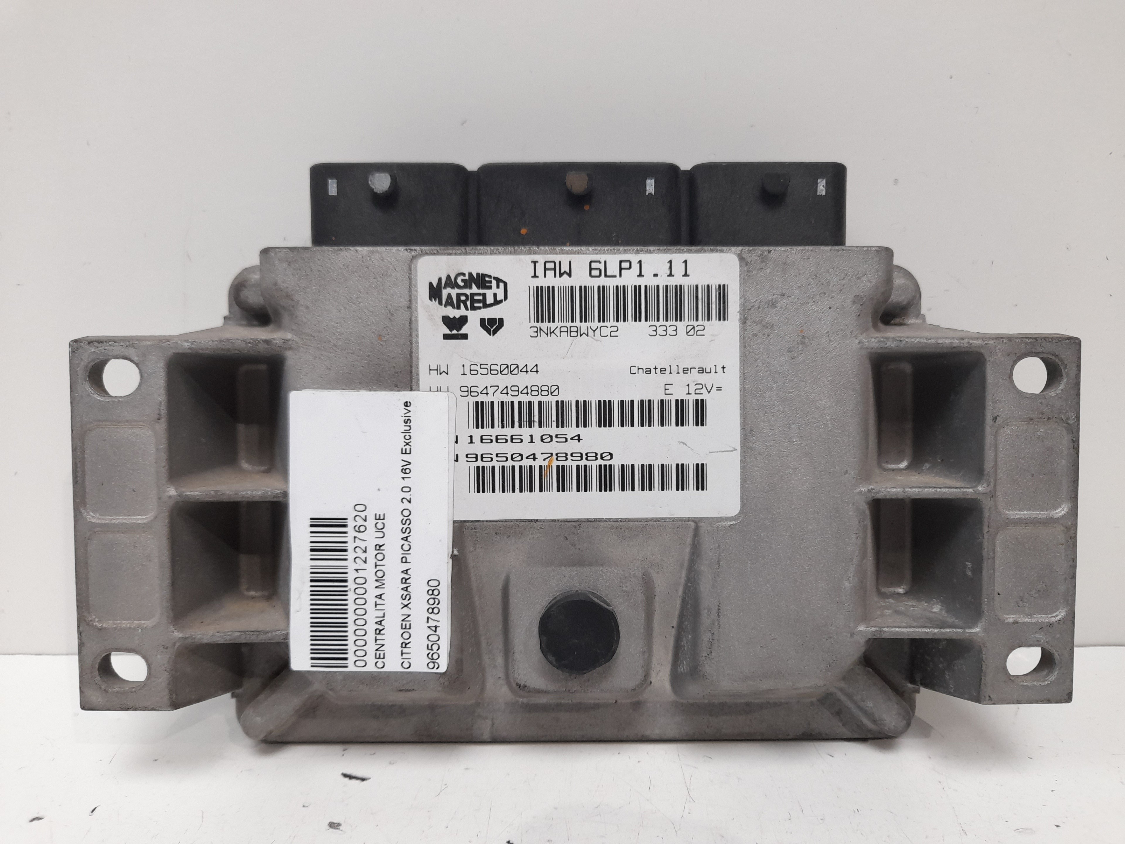 CITROËN Xsara Picasso 1 generation (1999-2010) Engine Control Unit ECU 9650478980 21990876