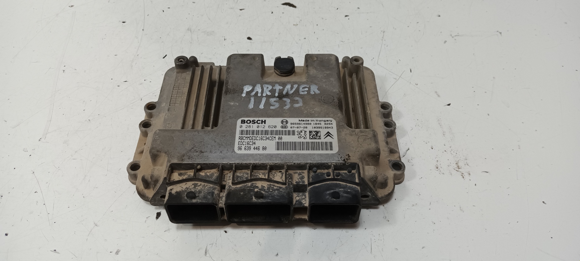 PEUGEOT Partner 1 generation (1996-2012) Engine Control Unit ECU 9663944680 24562864