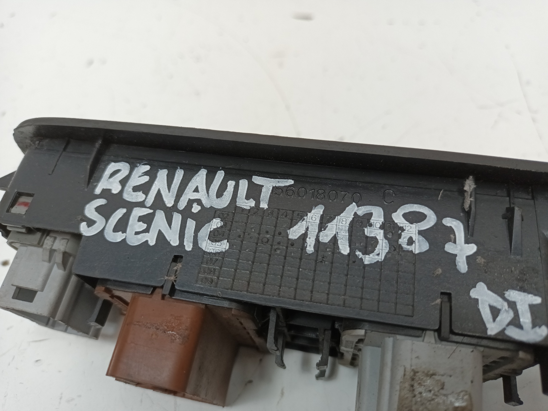 DODGE Scenic 2 generation (2003-2010) Front Left Door Window Switch 156018070 23540034