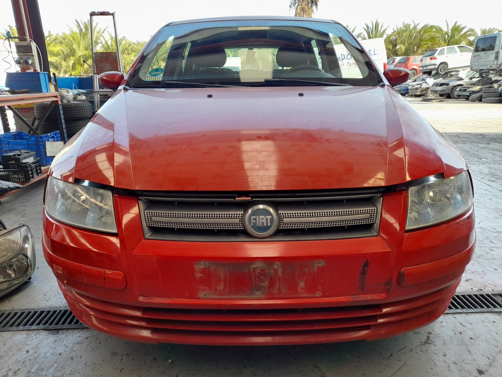 FIAT Stilo 1 generation (2001-2010) Front høyre dør utvendig håndtak ROJO 22790779