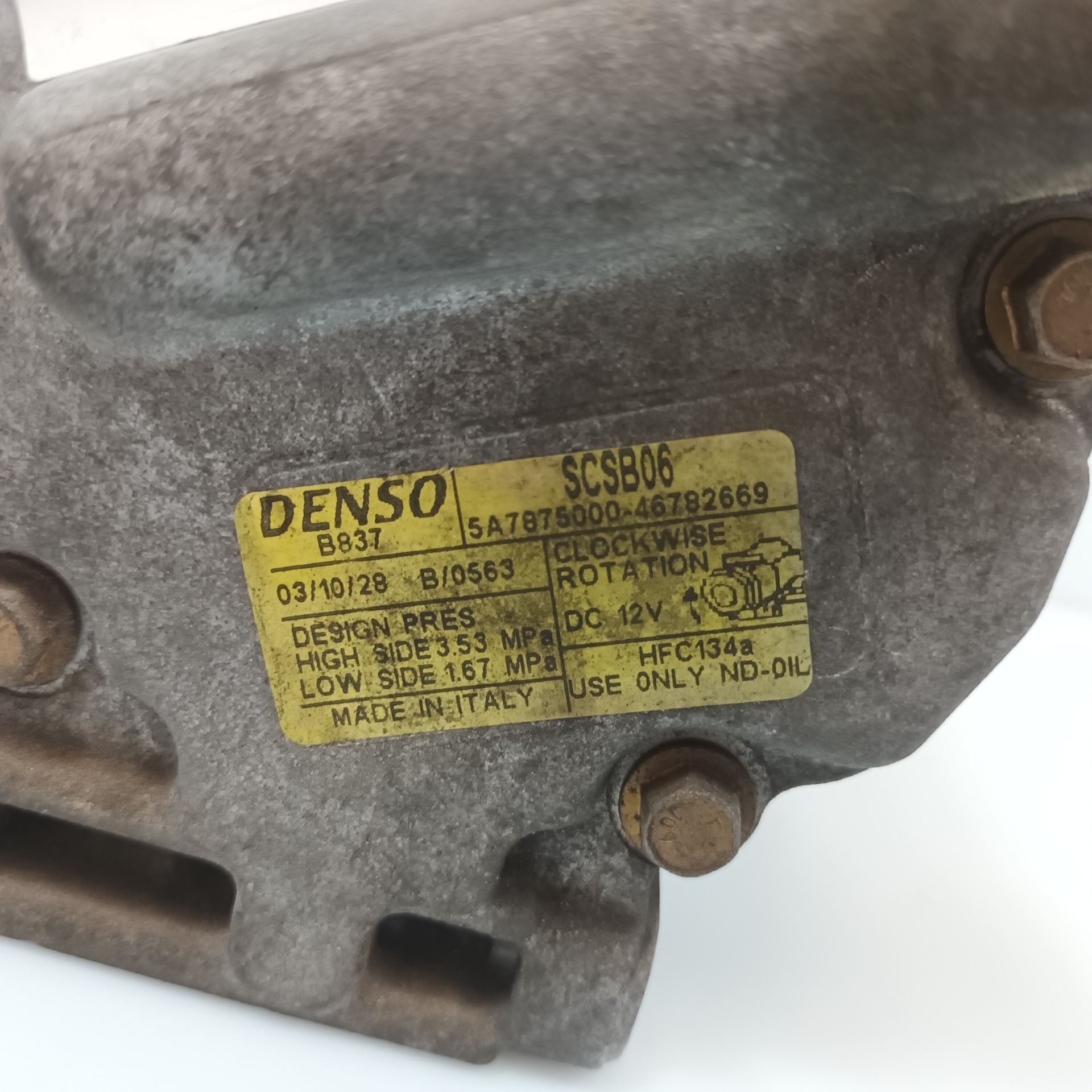 FIAT Air Condition Pump 5A7875000 25422571