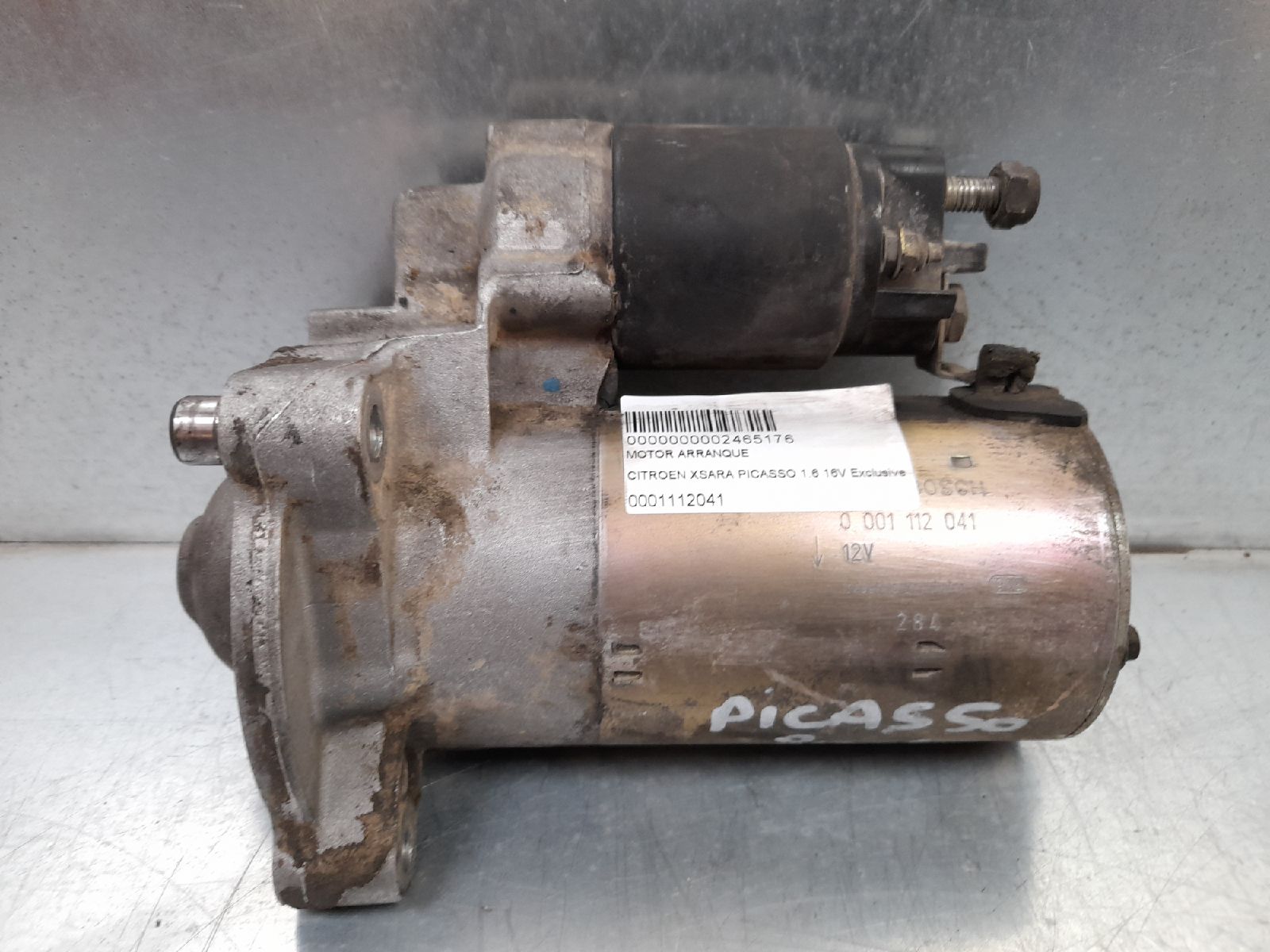 VOLKSWAGEN Xsara Picasso 1 generation (1999-2010) Starter Motor 0001112041 25263751