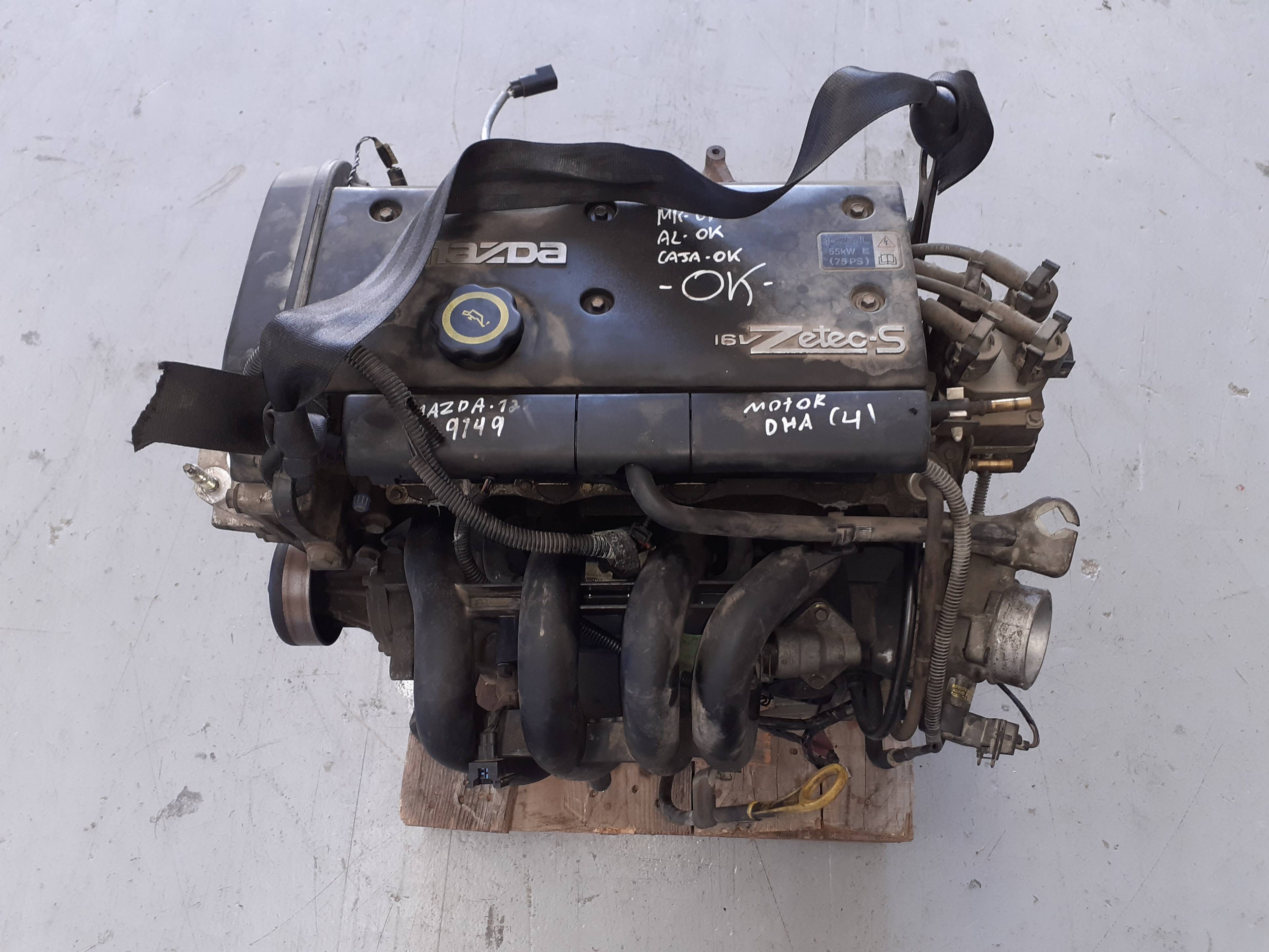 MAZDA 121 3 generation (1996-2000) Motor DHA 23552499