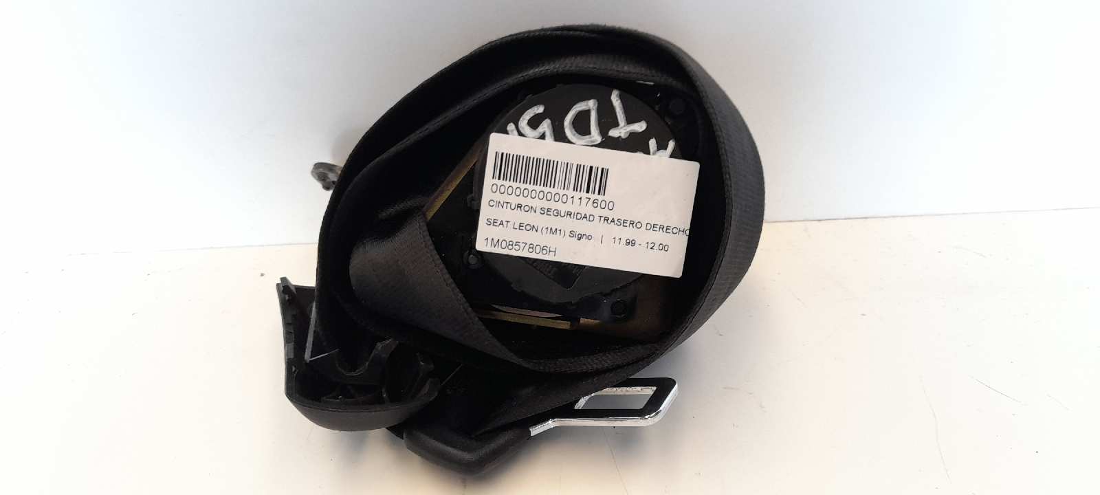 SEAT Leon 1 generation (1999-2005) Rear Right Seatbelt 1M0857806H 25227328