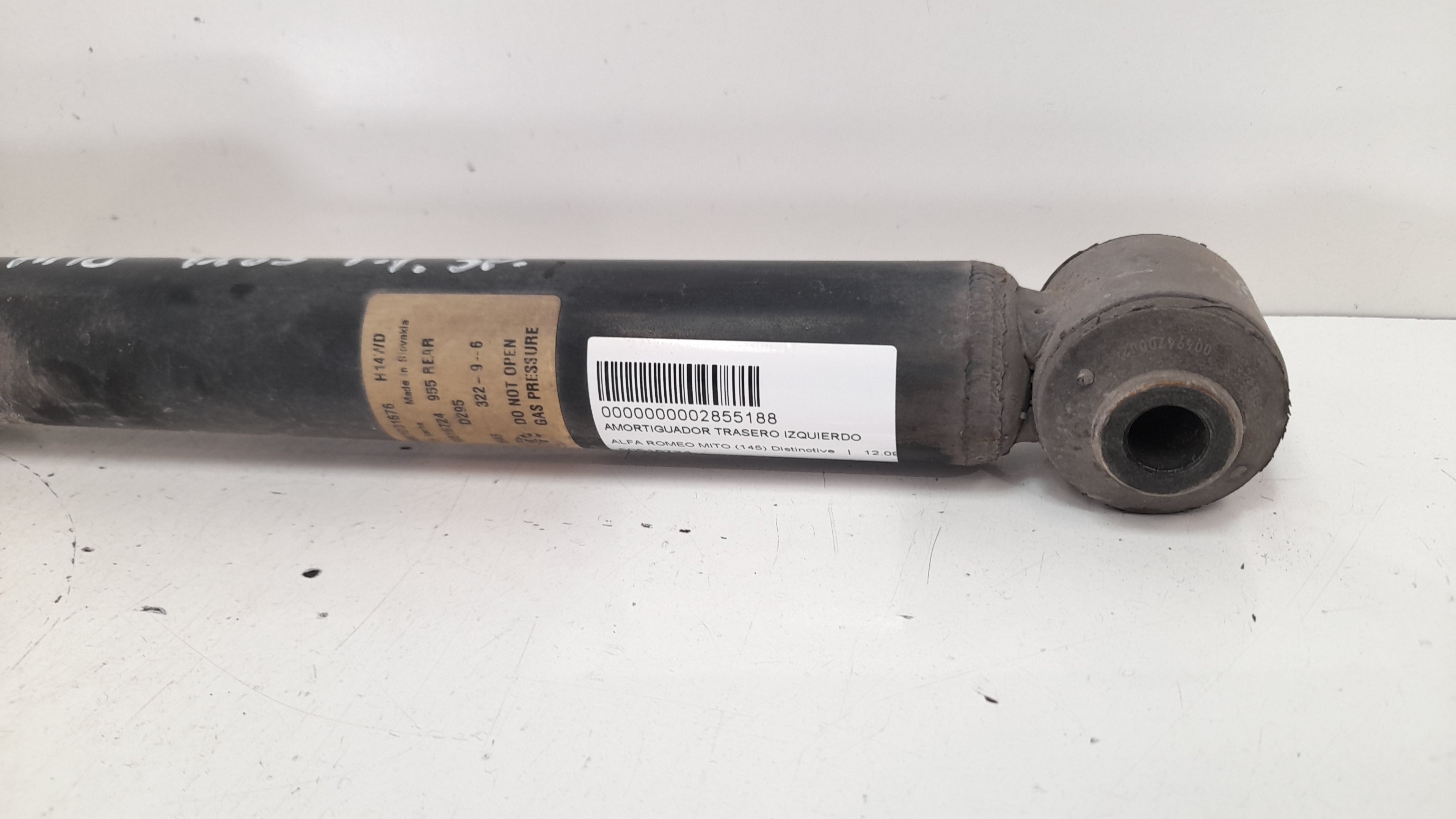 Ammortizzatore posteriore sinistro 199B1000 50516724 de Alfa romeo Mito 2009-2013 con 126960 km