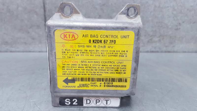 VOLKSWAGEN Shuma 2 generation (2001-2004) SRS Control Unit 0K2DK677F0 24068882