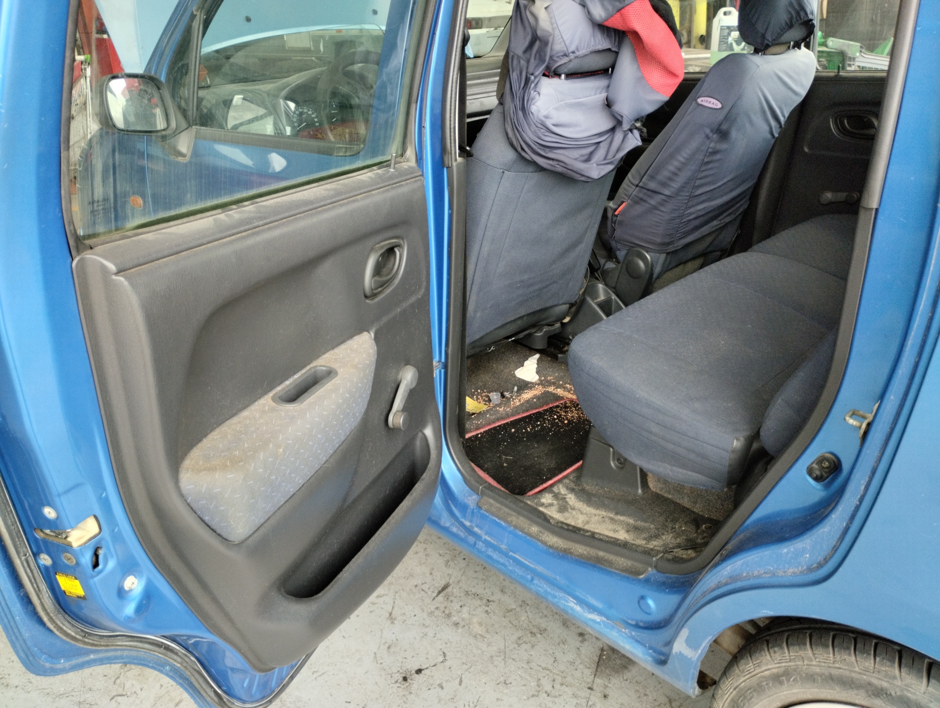 JAGUAR 1 generation (1998-2007) Rear Left Door AZUL 25023396