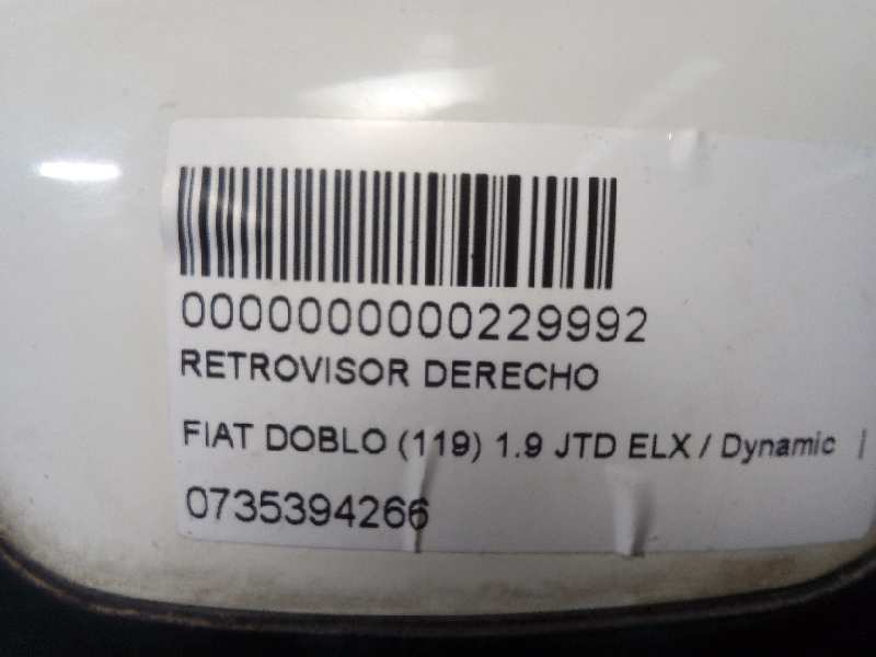 FIAT Doblo 1 generation (2001-2017) Other part MANUAL 25286237