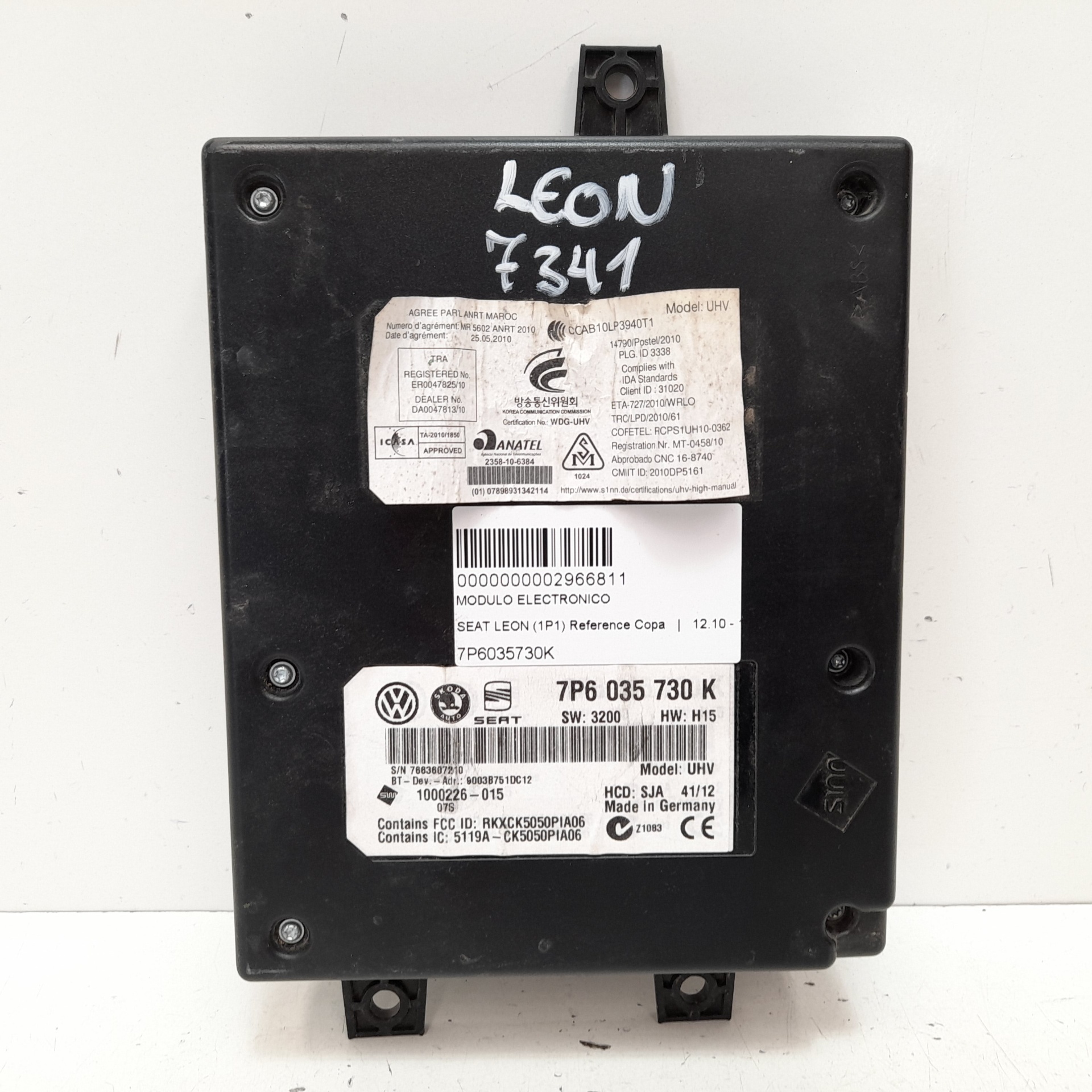 SEAT Leon 2 generation (2005-2012) Other Control Units 7P6035730K 22008962